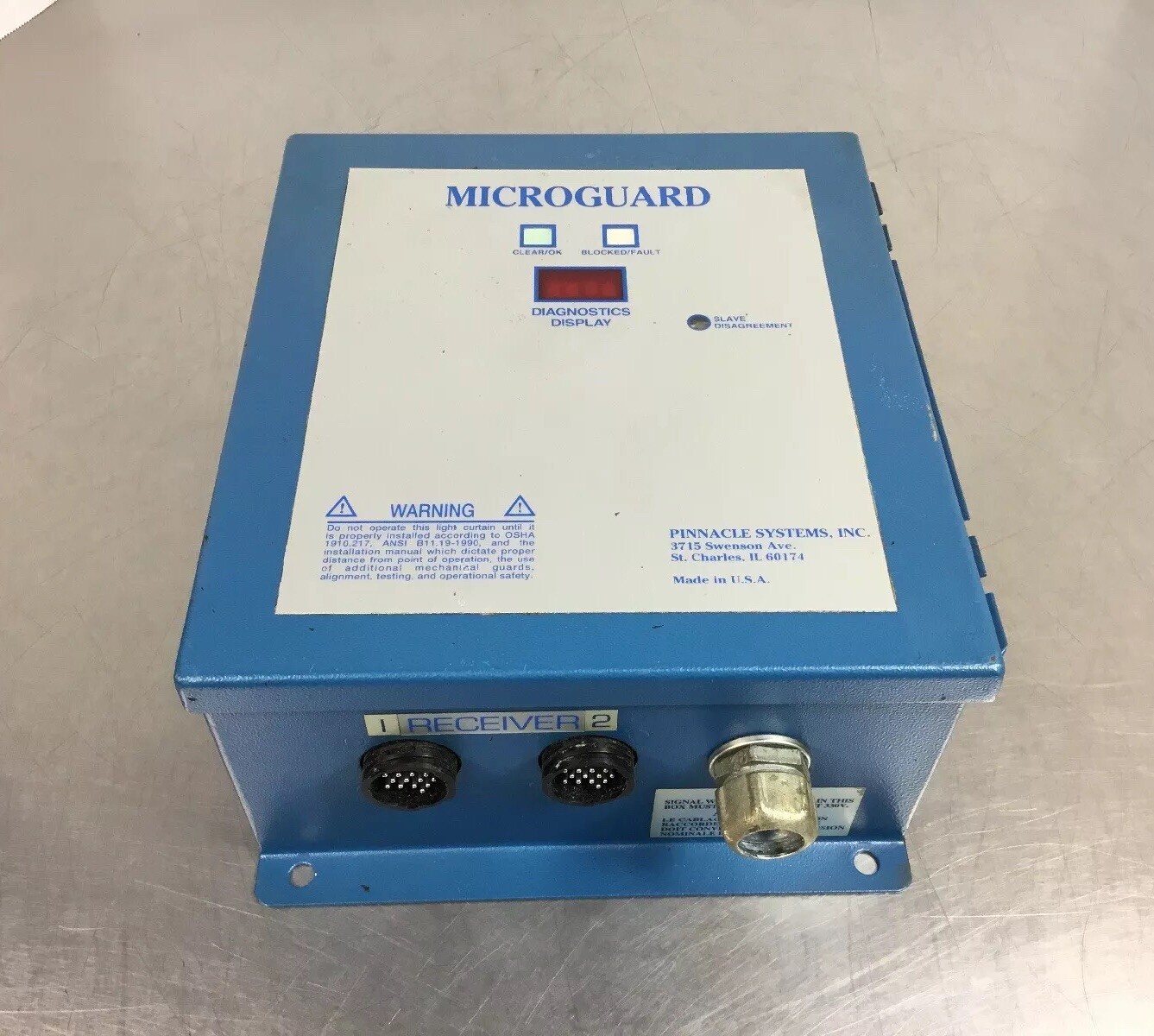 Pinnacle Microguard Control Box Controller MG-16-16-0F-20-SMB-DS-DC 5B-1