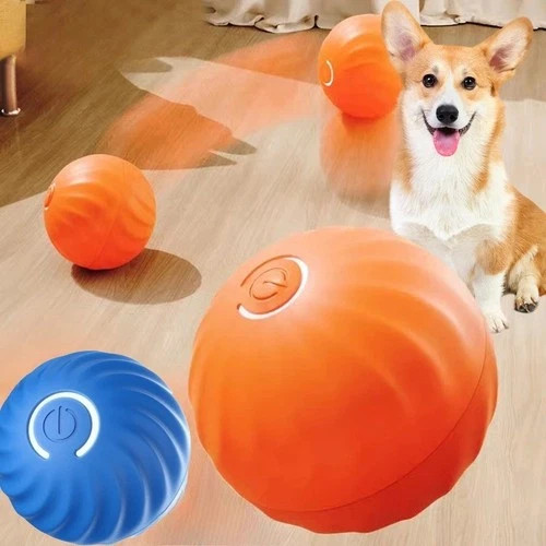 USB Rechargeable Interactive Dog Toy Ball | Automatic Moving Bouncing Pet Toy