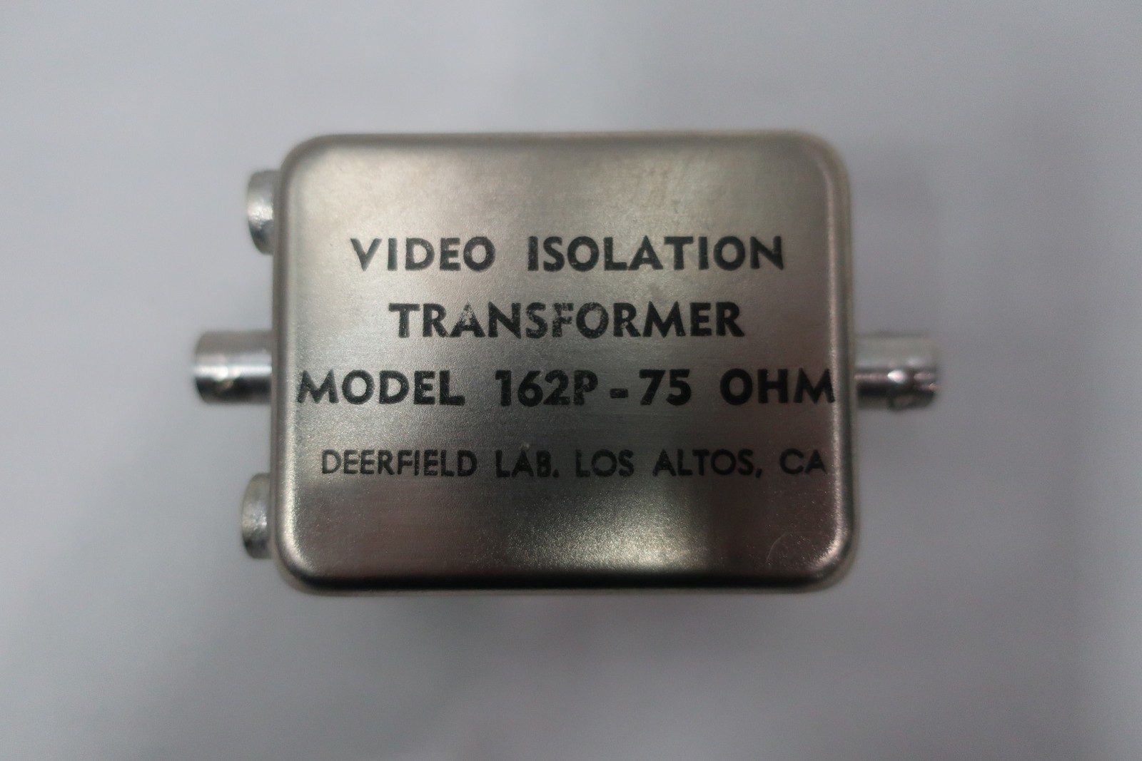 162P-75 Video Isolation Transformer 75 Ohm