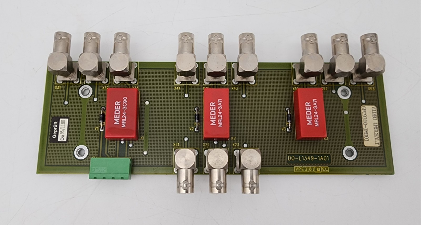 Siemens 6FC9310-1MD01 Monitor Switchover (3-way) RGB Module D0-L1349-1A01