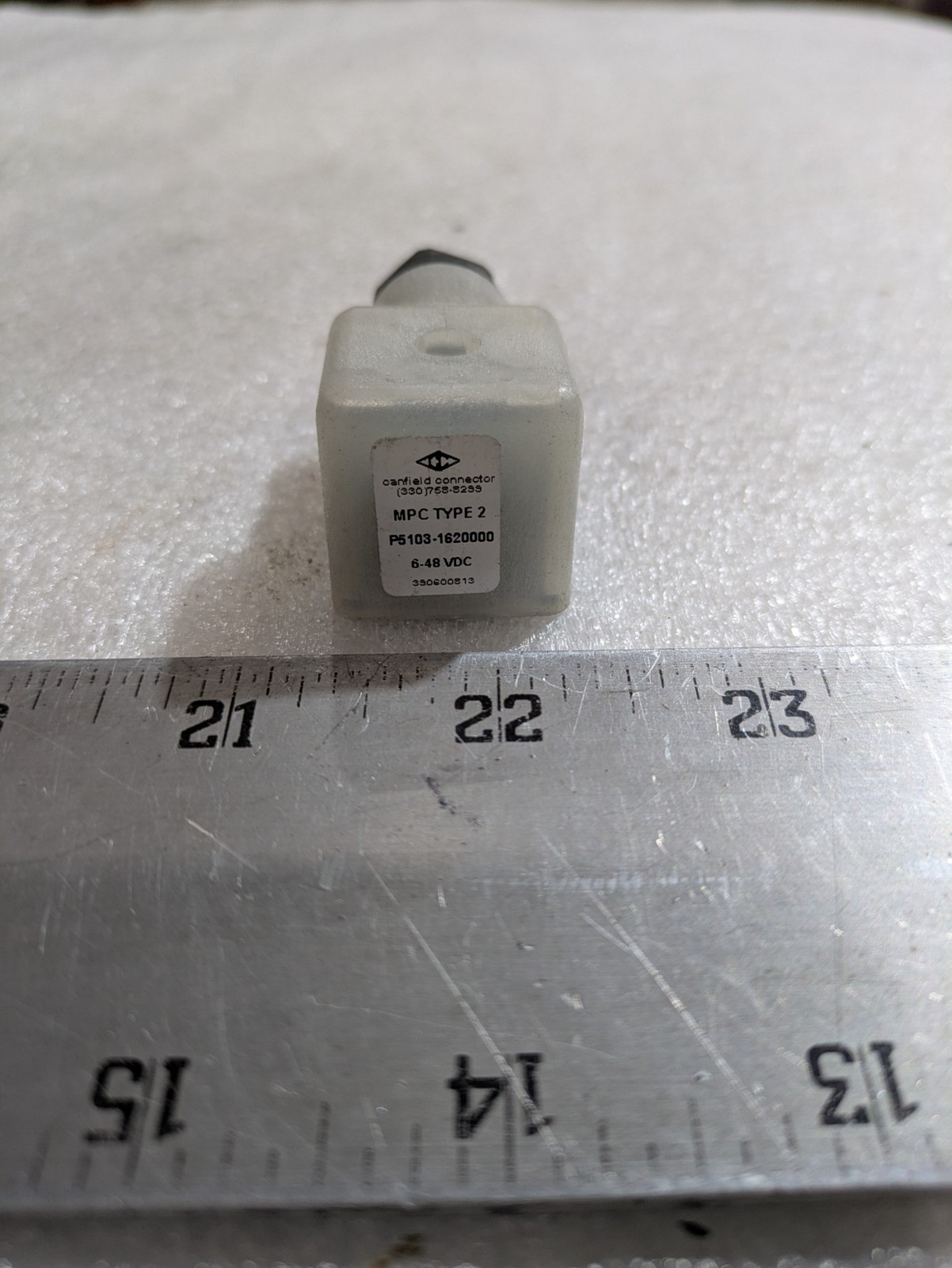 Canfield Connector P5103-1620000 MPC Type 2 Solenoid Valve 6-48VDC Industrial