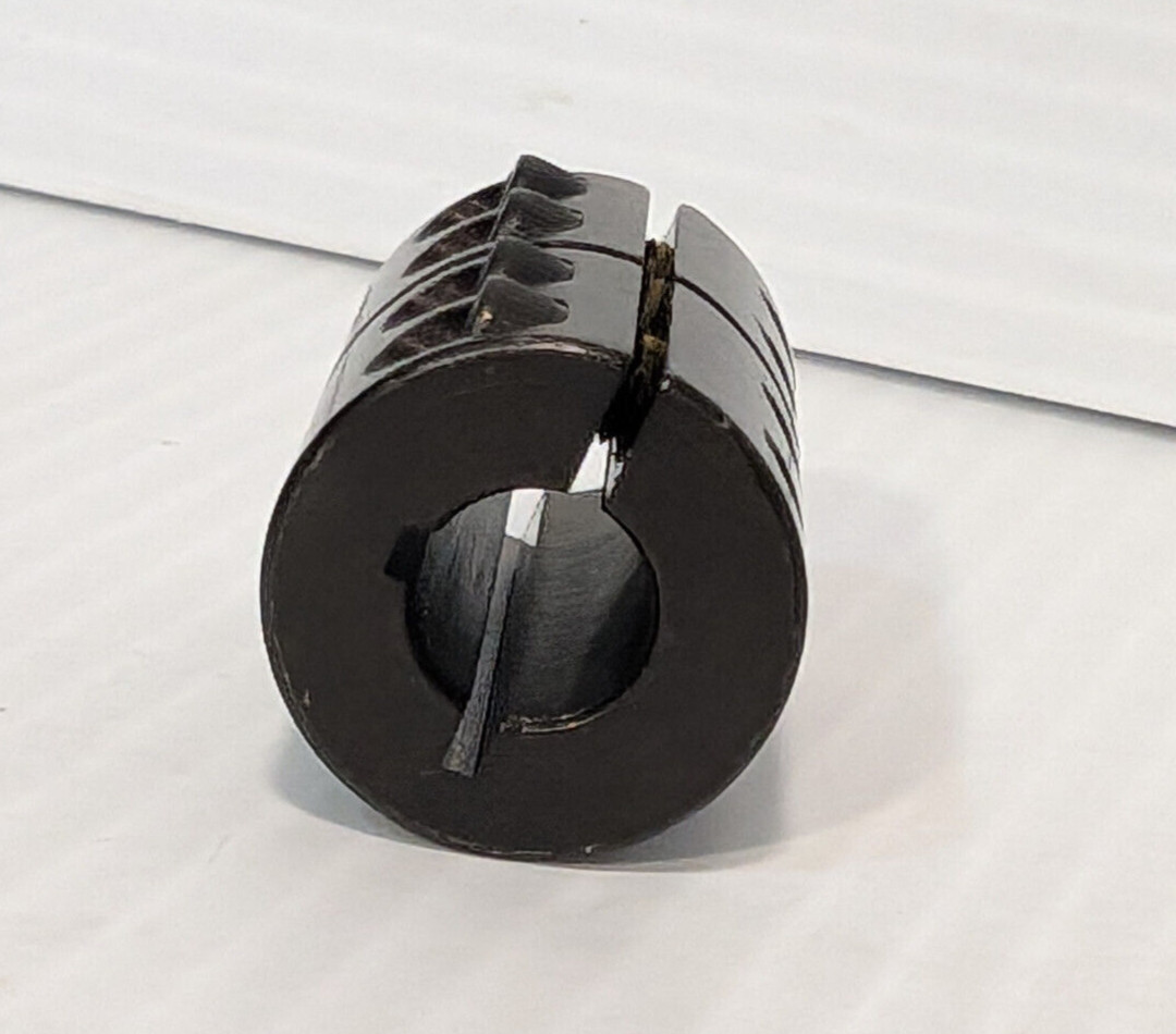 Ruland CLC-6-6-F Nomar Clamp Type Rigid Coupling with Keyway, Single-Point Faced