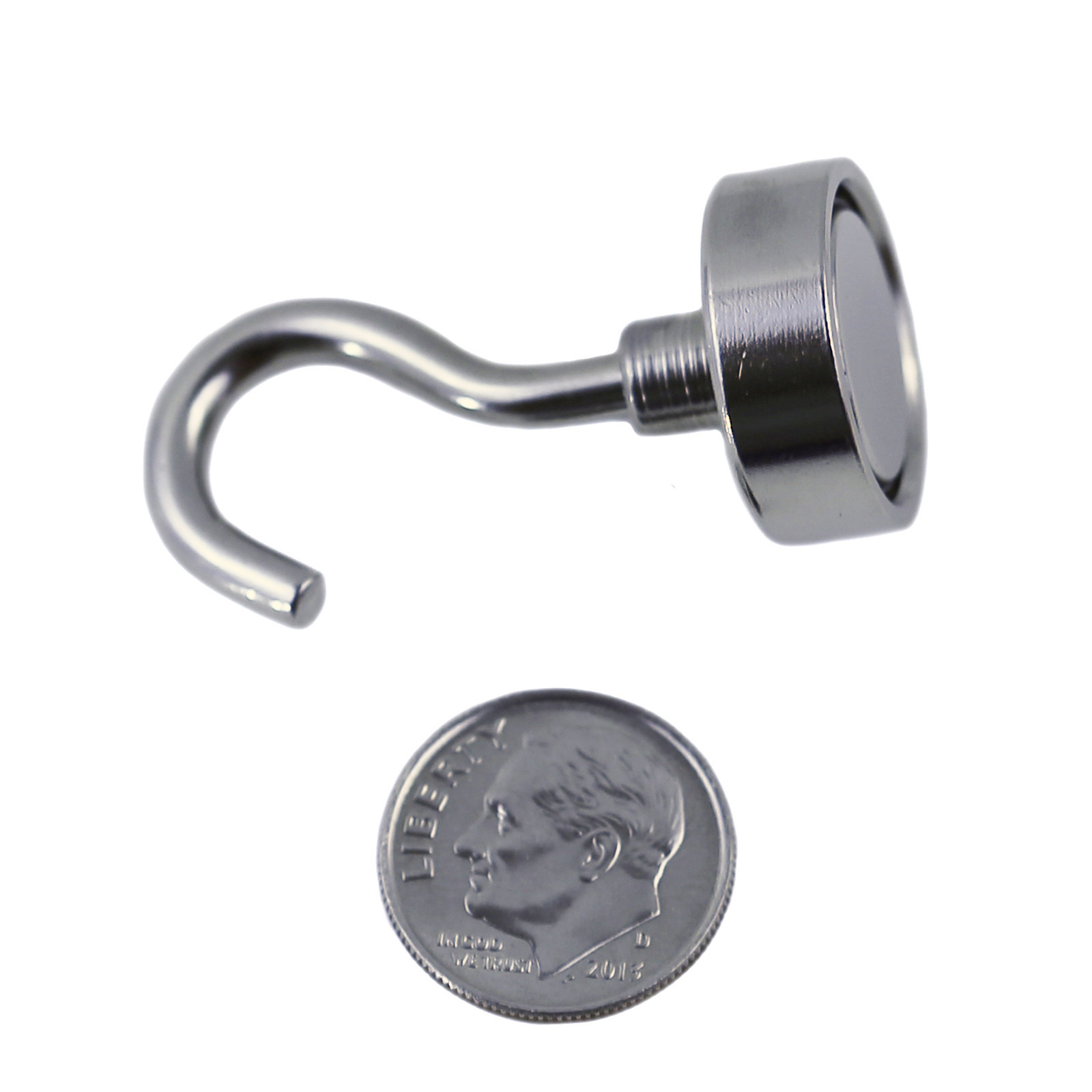 5 Strong .79 Inch Rare Earth Neodymium Hook Magnet for Industrial Applications