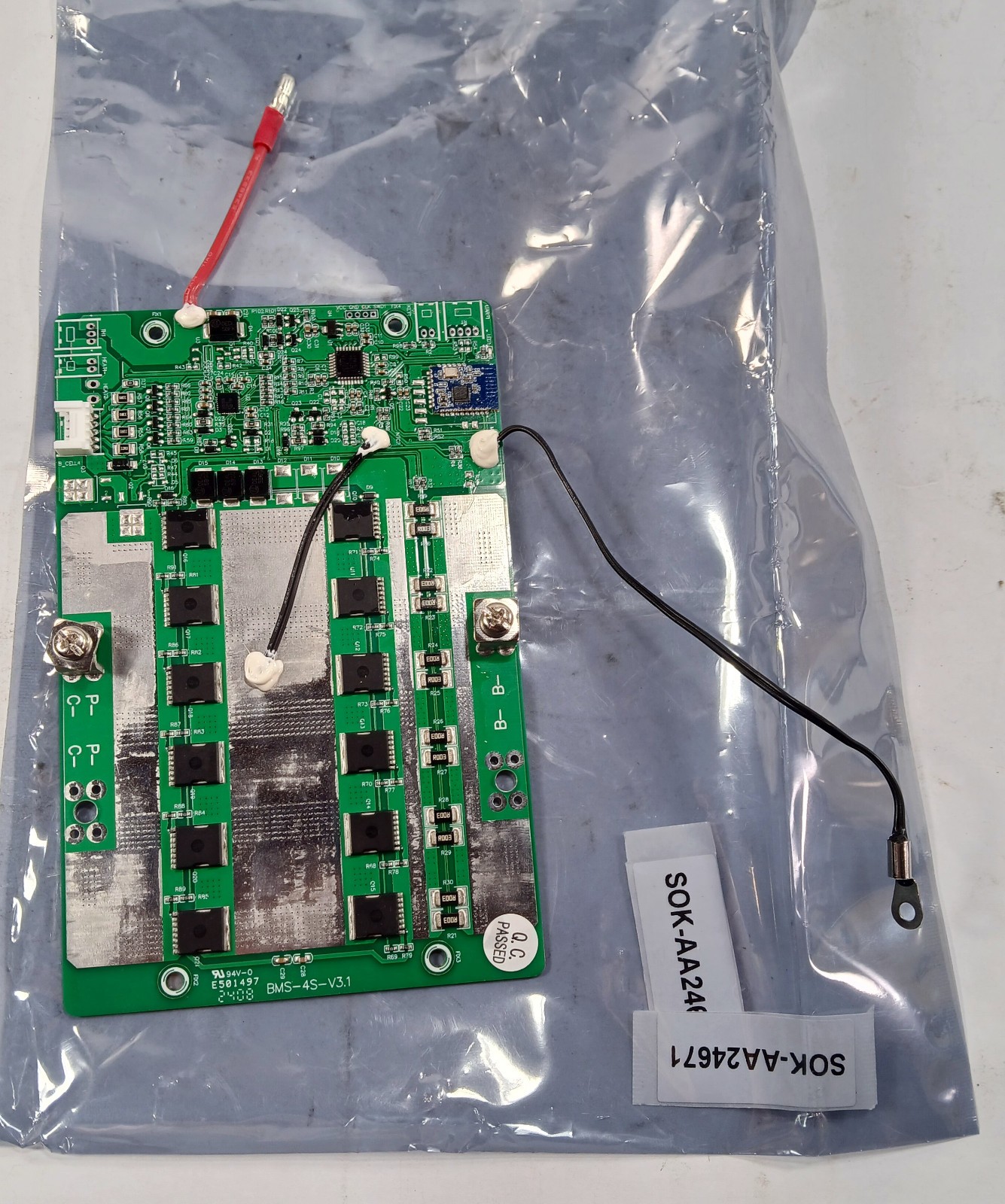 1 USED JVD BMS-4S-V3.1 BATTERY CIRCUIT BOARD MODULE ***MAKE OFFER***