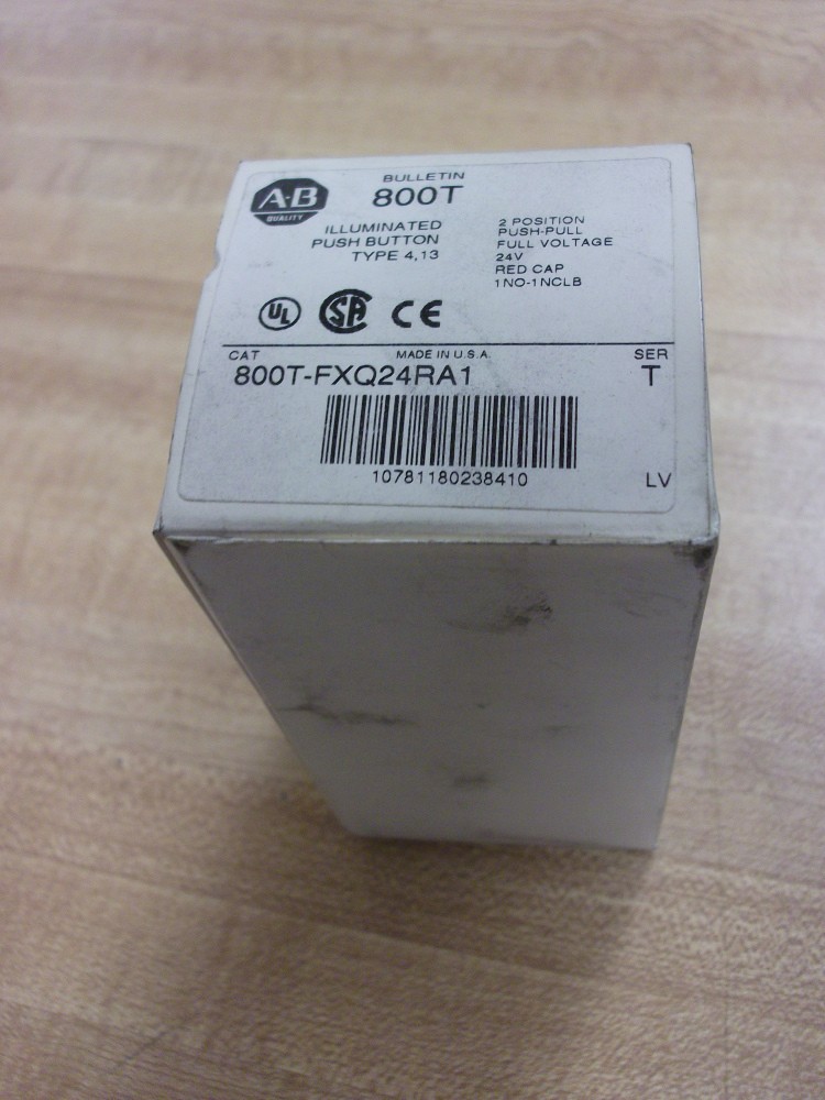 Allen Bradley 800T-FXQ24RA1 Red Button 800TFXQ24RA1 Ser.T (Pack of 3)