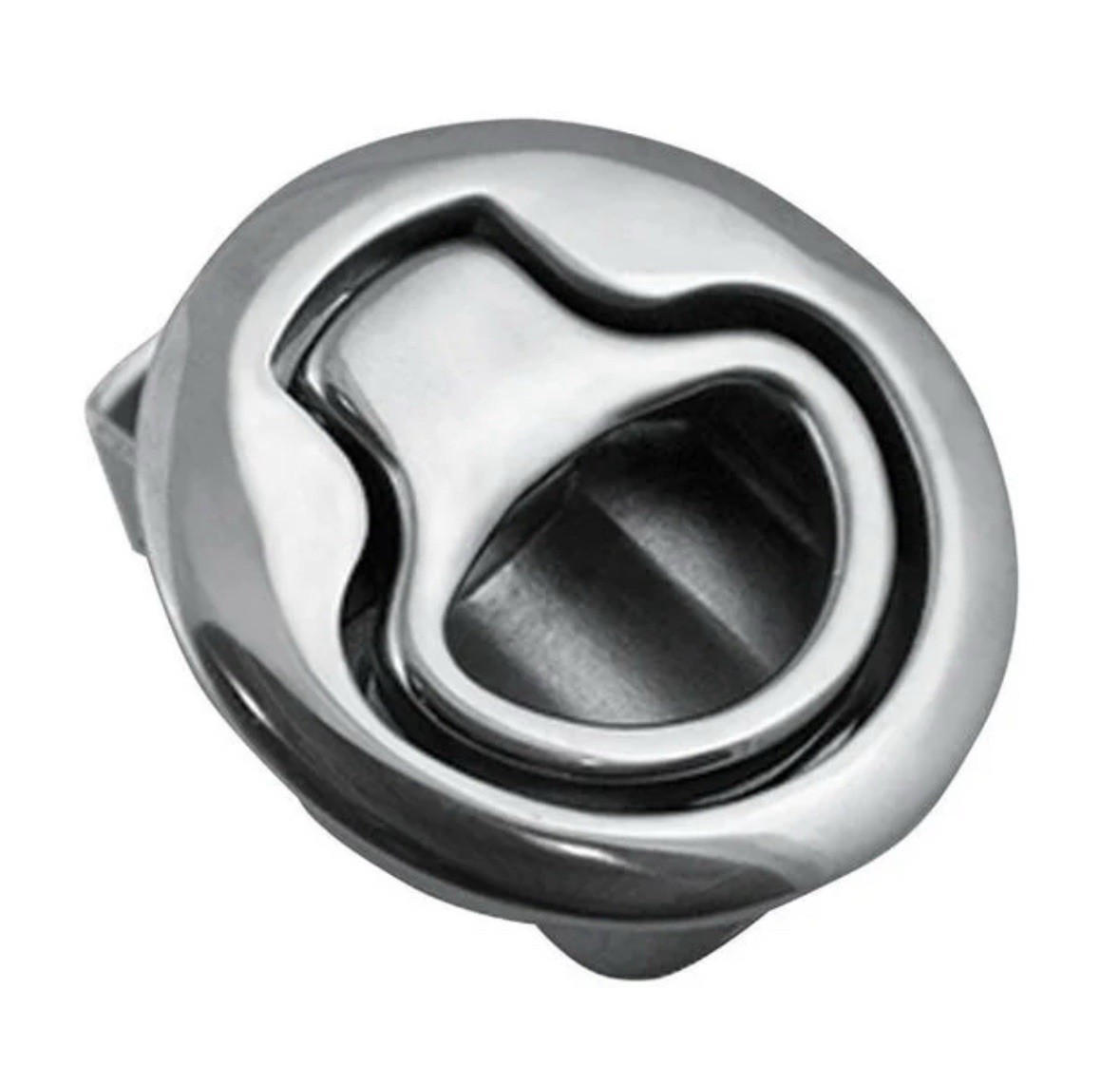 Southco M1-61-8 Stainless Steel 316 Flush Pull Push-to-Close Latch, Non-Locking