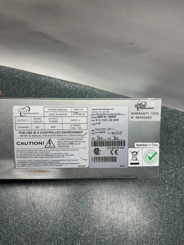 CORDEX 012-526-20-XXX CXDF 24-48/2KW DC-DC Power Converter Alpha