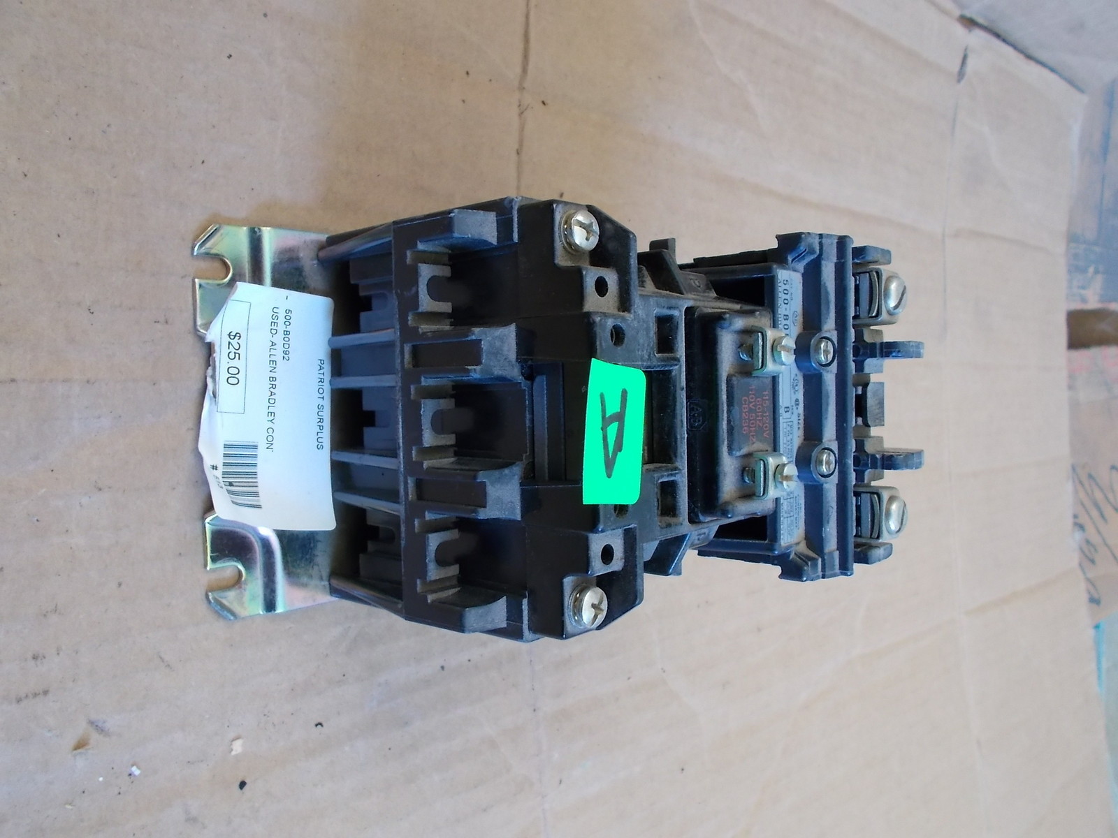 Allen Bradley 500-B0D92 Nema Size 1 Contactor, Series B *FREE SHIPPING*