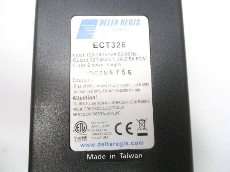 DELTA REGIS TOOLS ECT326 100-240V 2A NSNP