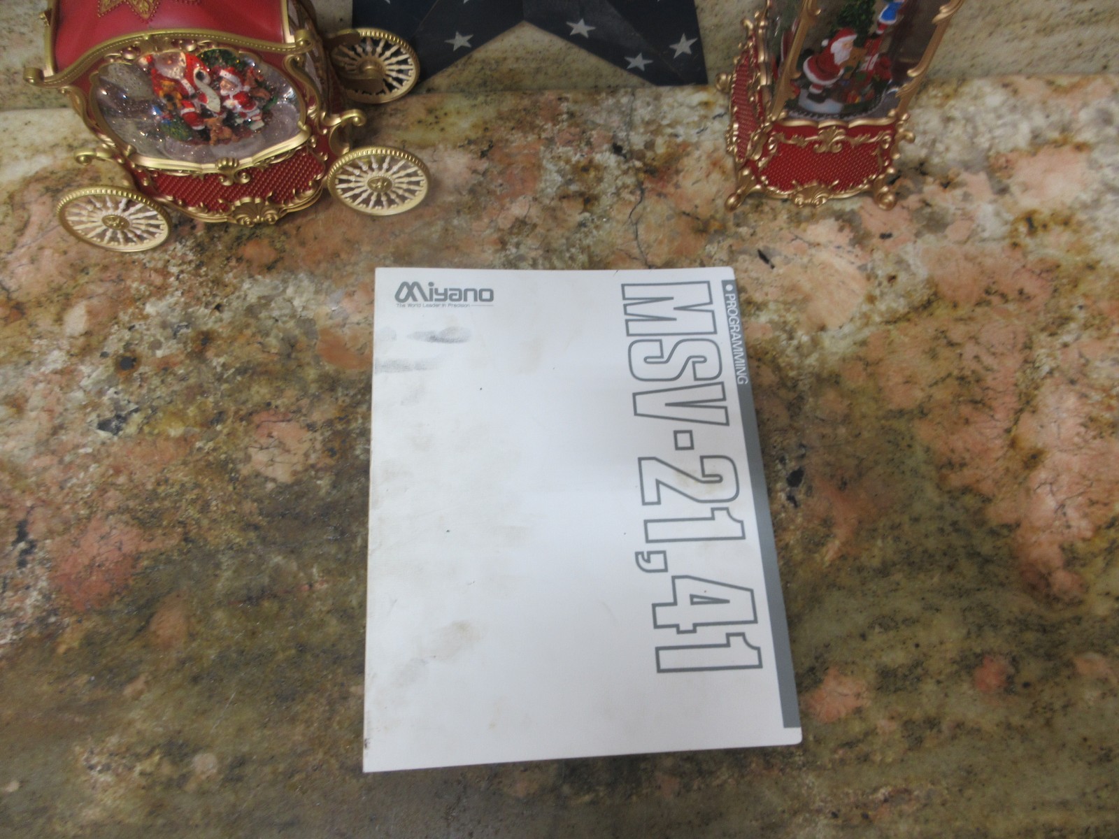 MIYANO MSV-21 41 INSTRUCTION MANUAL CNC VERTICAL MILL