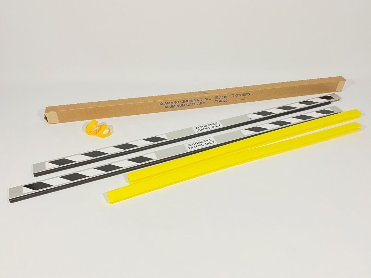 Amano Straight Gate Arm AL12 12 Foot Gate Arm in 2 Pieces NEW NIB