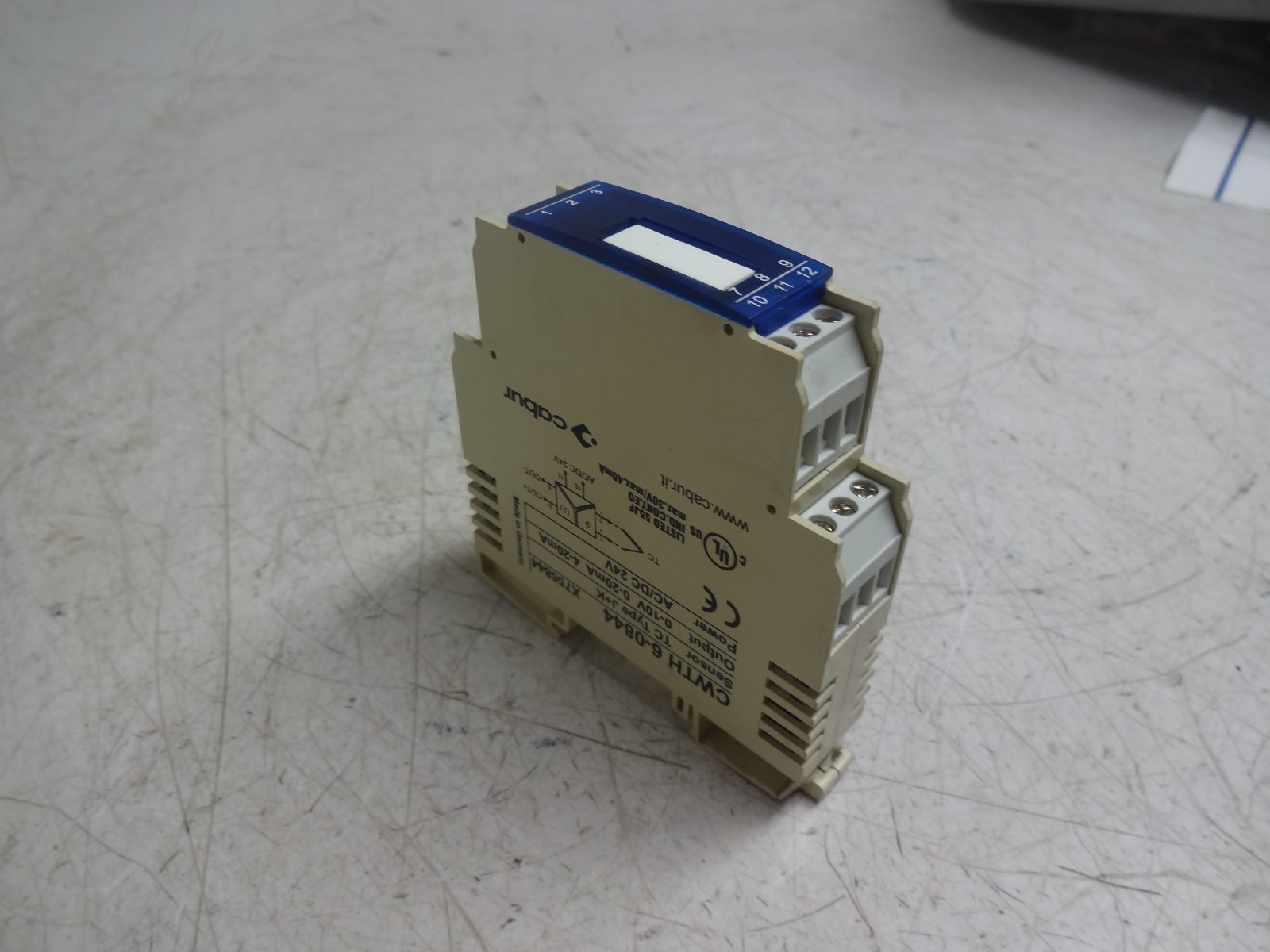 Cabur CWTH 6-0844 / X756844 Temperature Signal Converter