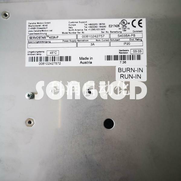 1PCS SERVOSTART 400-A S403BA-PB 90day warranty via DHL or FedEx