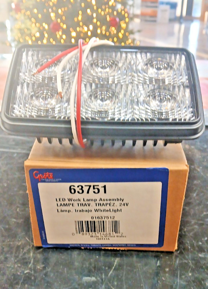Grote 63751-5 Worklight, 700 Lm, Rectangular, Led, 3-5/8″H 24V