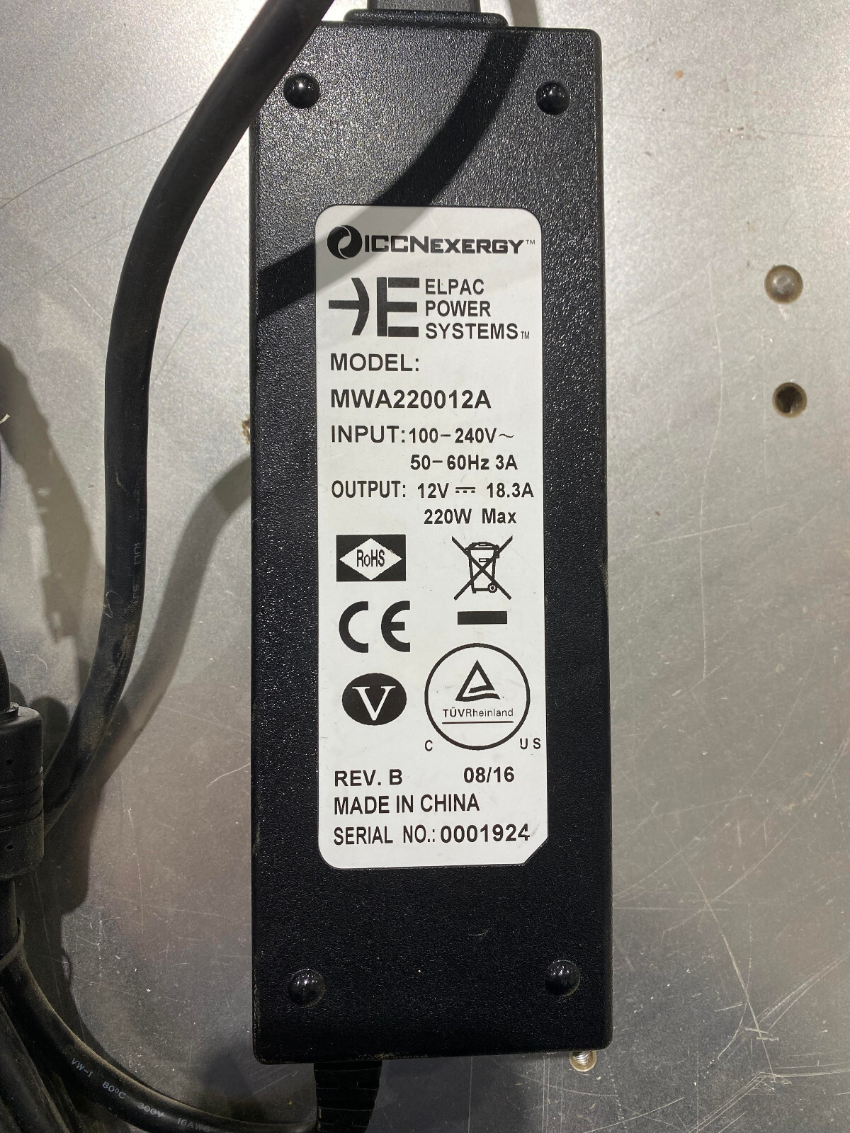 Iccnexergy MWA220012A Elpac Power Systems