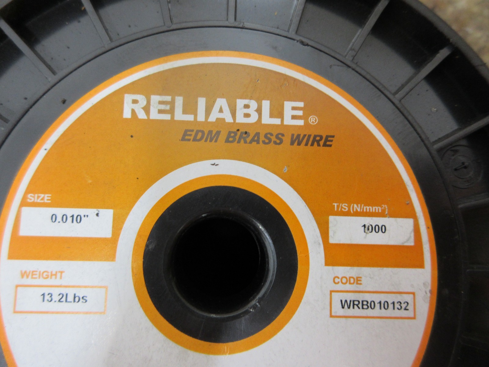 1999 BROTHER HS-5100 CNC EDM RELIABLE EDM BRASS WIRE WRB010132 0.010″ T/S 1000