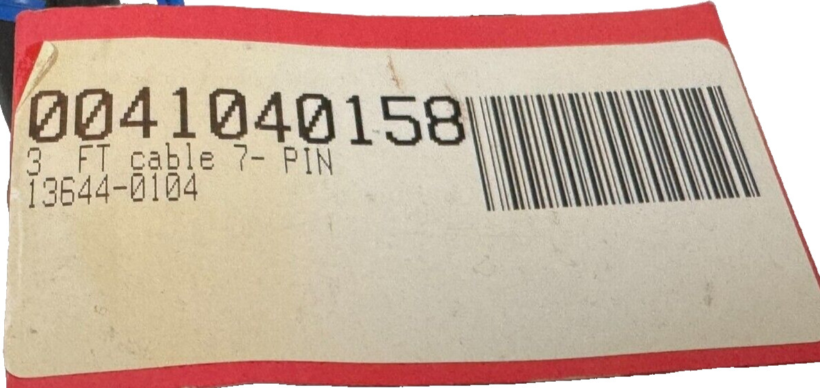 NEW AVERY WEIGH-TRONIX 13761-0028 WEIGH BAR CABLE 13644-0104 3FT.