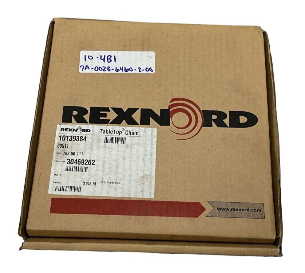 REXNORD 10139384 TableTop Chain 60S11 1 – 1/4 in