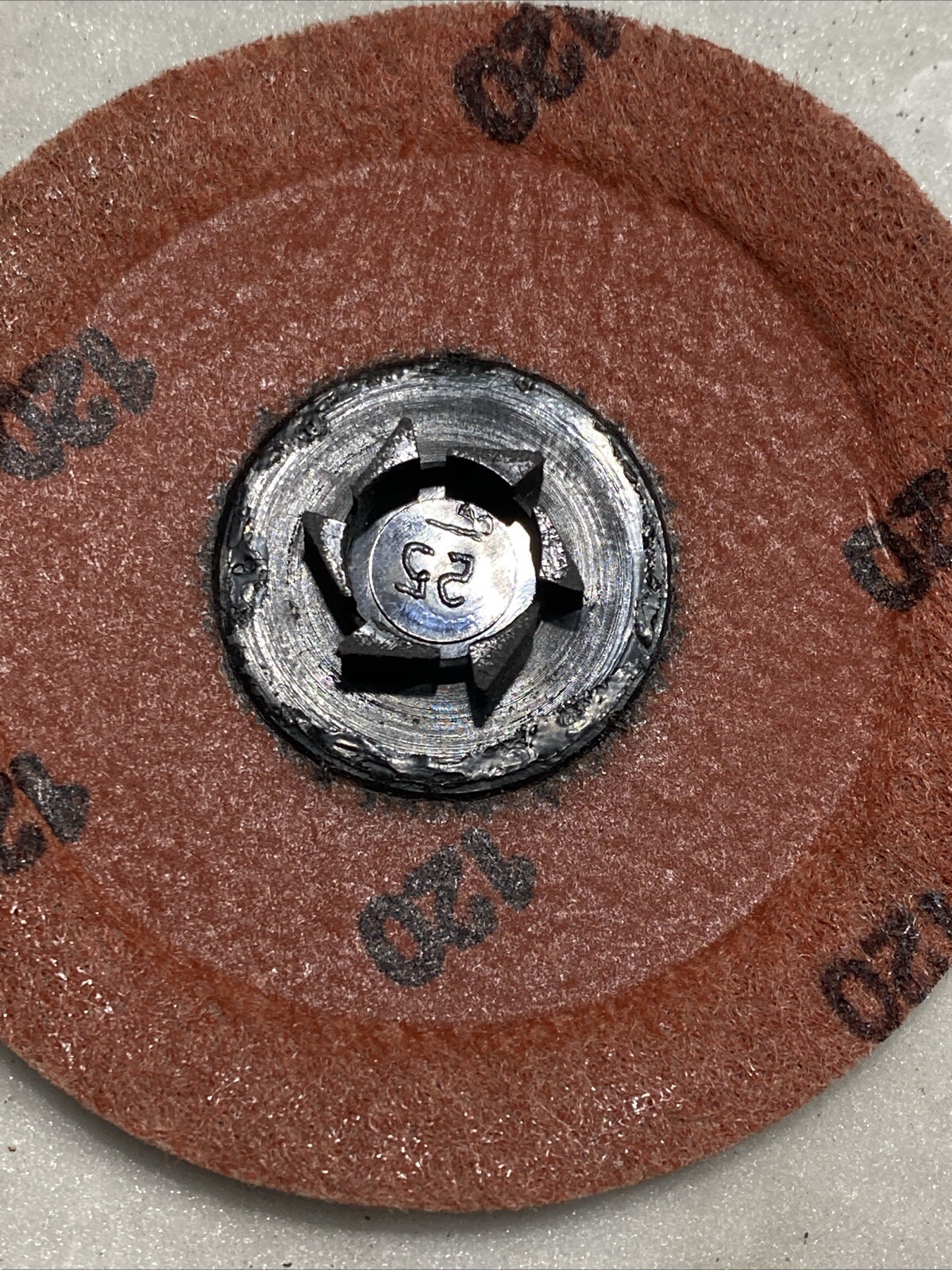 3” Disk Abrasives, Norton TY Power-lock Type-1, 120-Grit