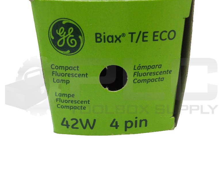 LOT OF 5 NEW GENERAL ELECTRIC GX24Q-4 FLUORESCENT BULB 42W