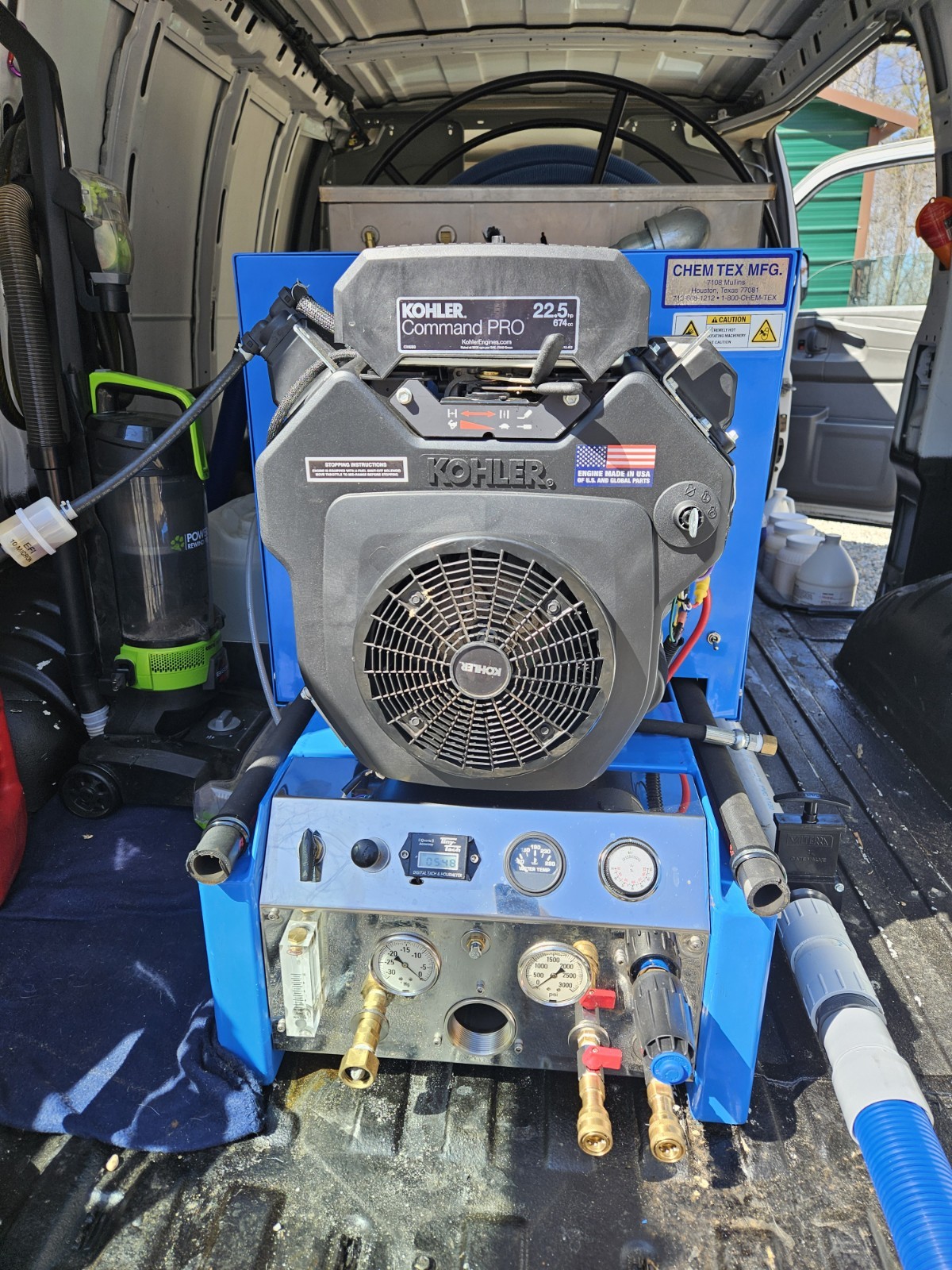 Truck Mount Carpet/tile Machine
