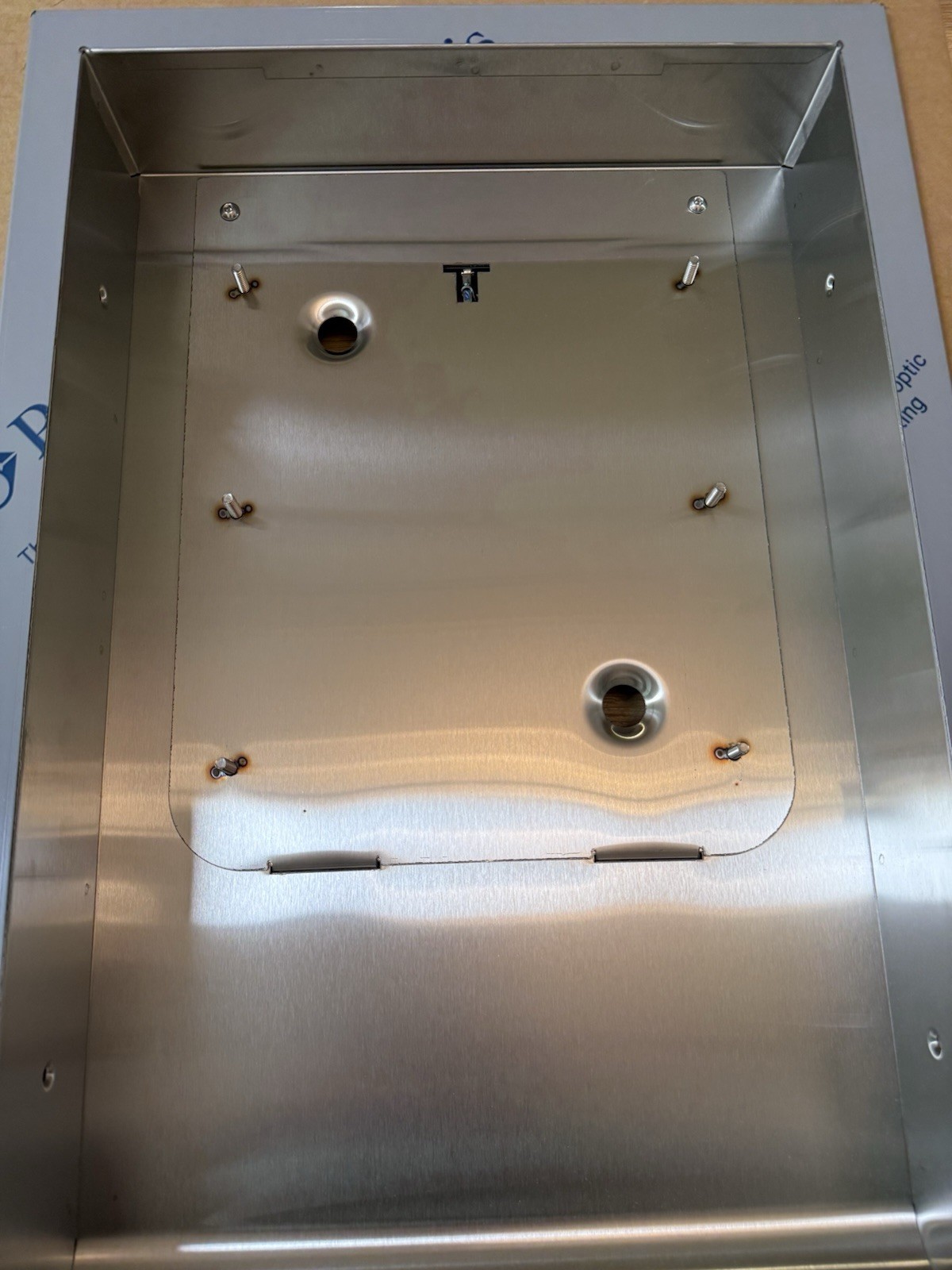 New Excel 40502 Recessed Wall Box Assembly XL (XL14) Hand Dryer Stainless Steel