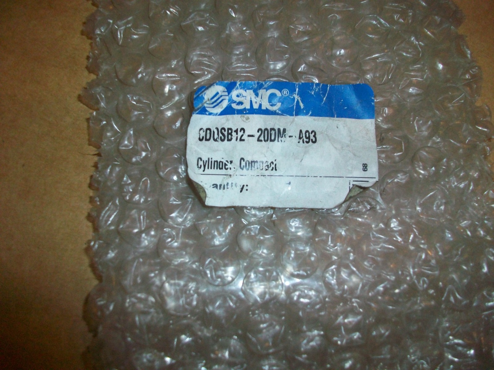 SMC CDQSB12-20DM-A93 Compact Cylinder NEW