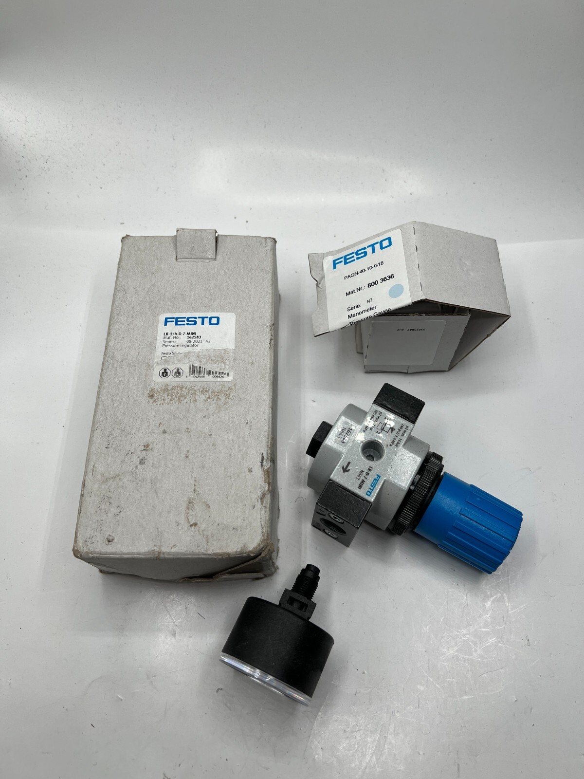 OEM FESTO LR-1/4-D-7 MINI 162583 SERIES C943 PRESSURE REGULATOR