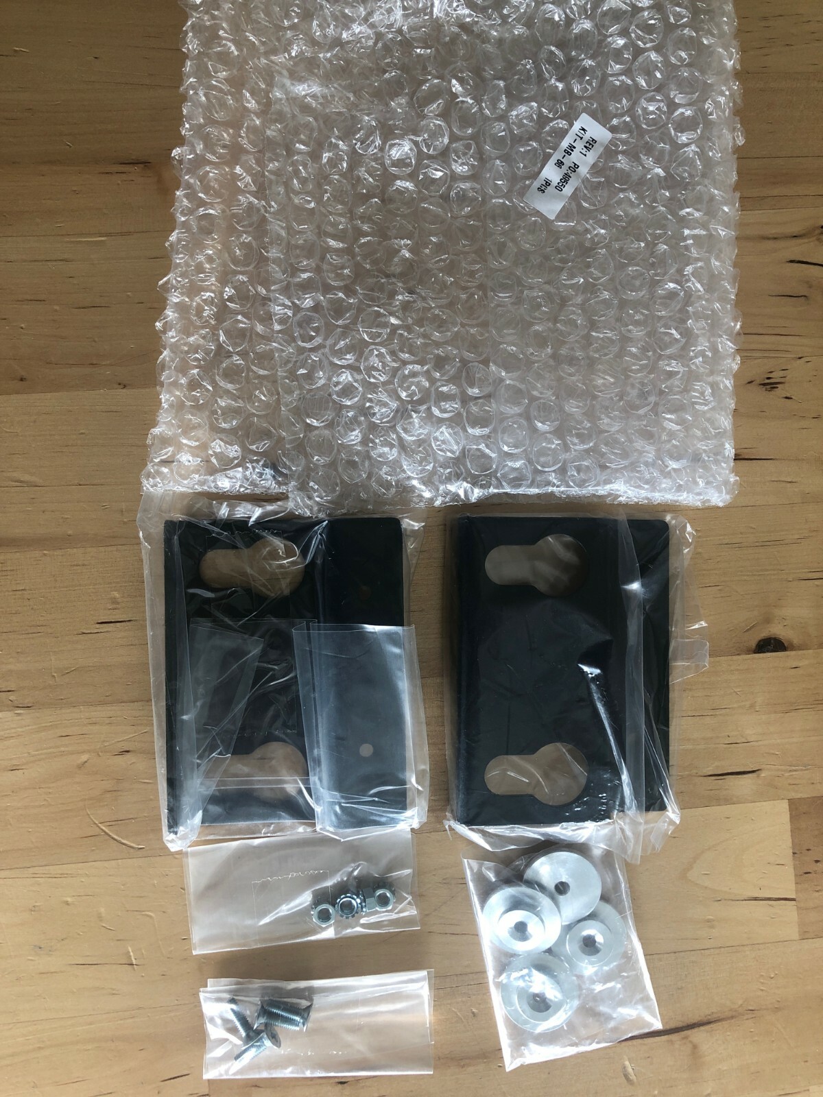 Kit-MB-66 49550 Revision 1 Mounting Bracket Hardware Kit Plate Black See Photos