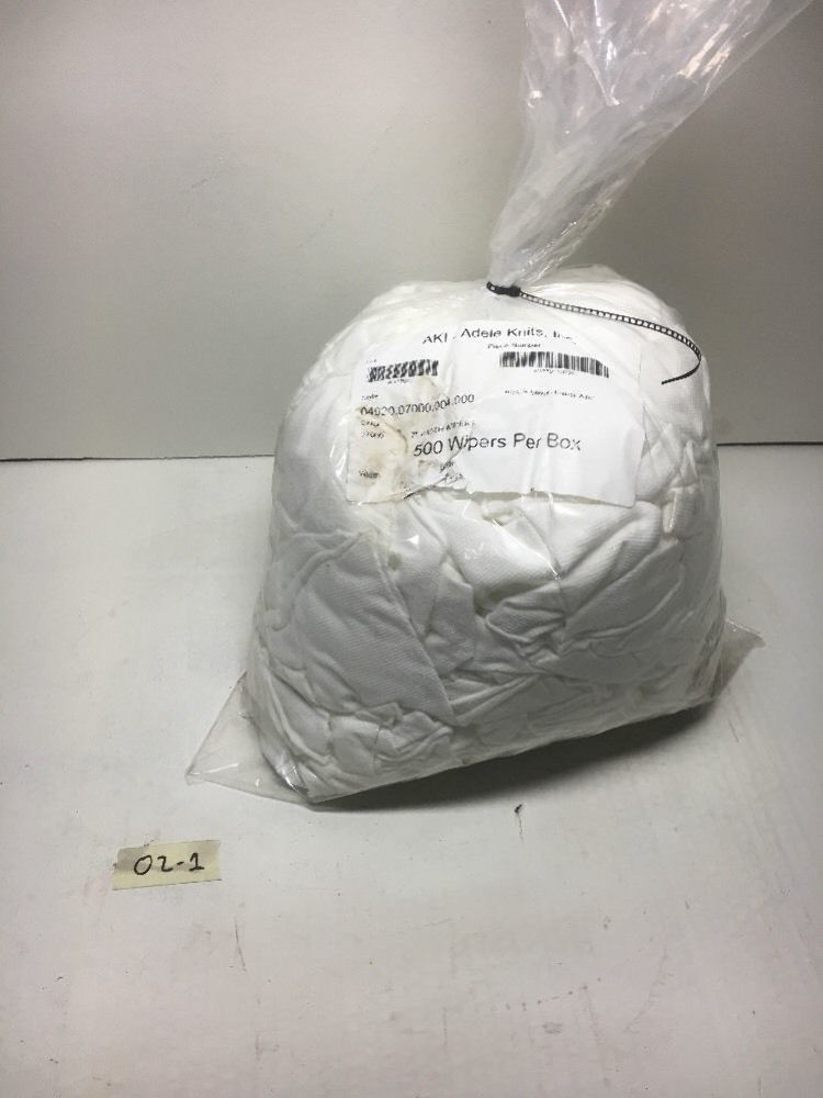 Adele Knits 7″ 100% Polyester Wipers 500 In Package Warranty! Fast Shipping!