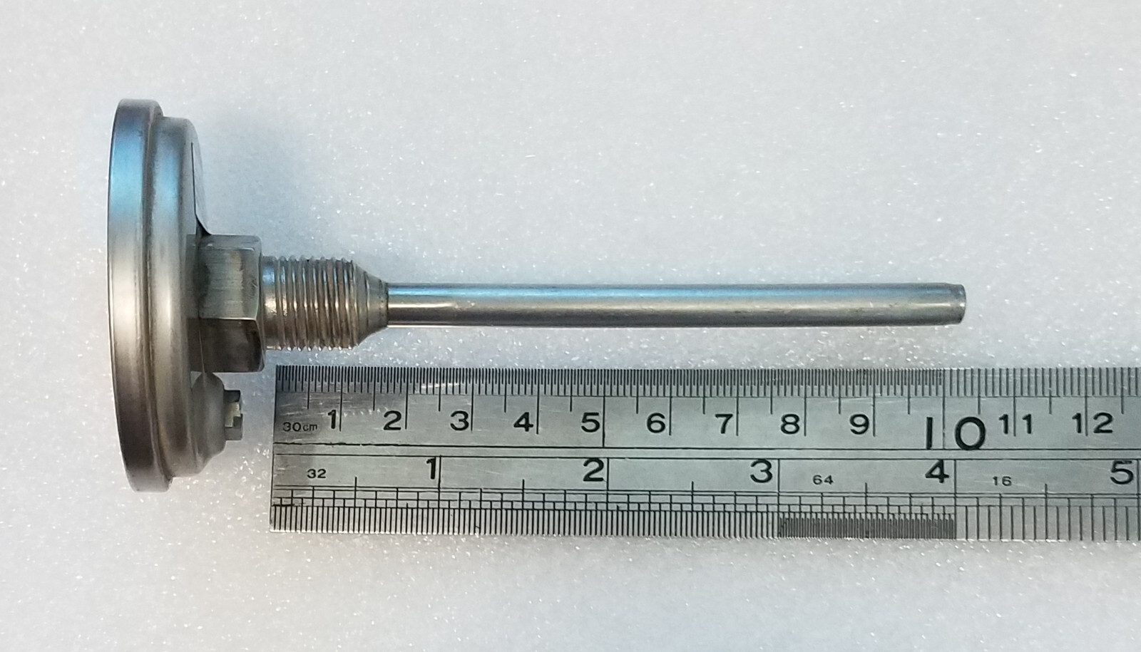 ASHCROFT 20EI60R040-0-200F 2″ Stainless Thermometer 4″Stem 1/4″ NPT Thread