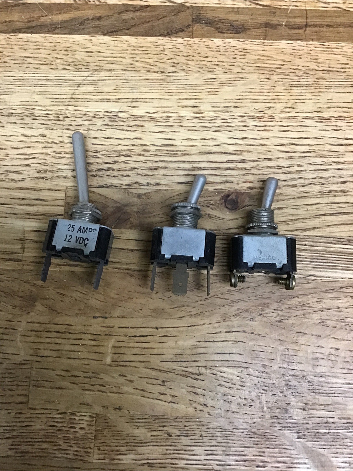 Lot Of 3 Assorted Toggle Switches- NEW