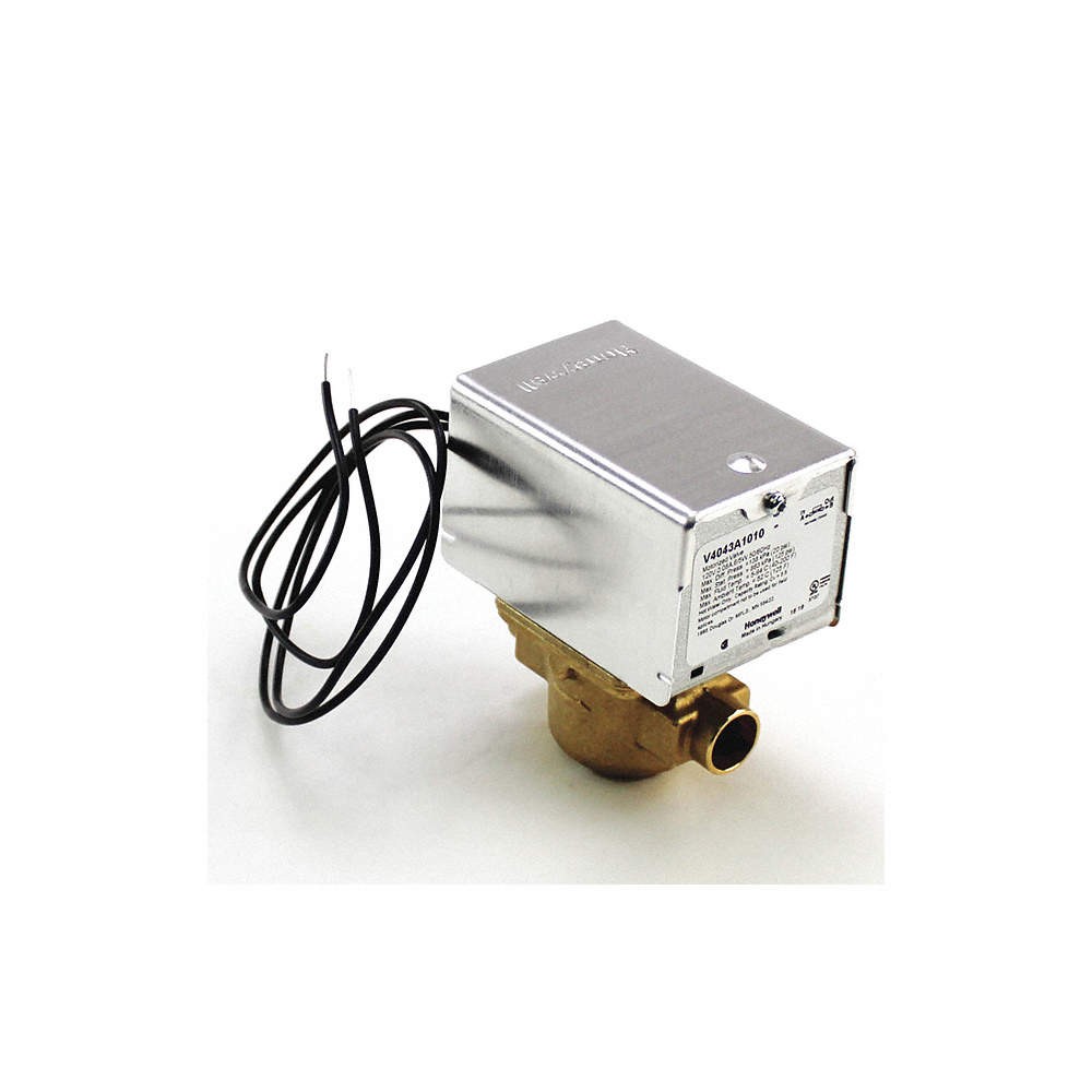 HONEYWELL V4043A1010 Sweat Zone Valve,120V,1/2″,N/C,3.5 CV 50PL73