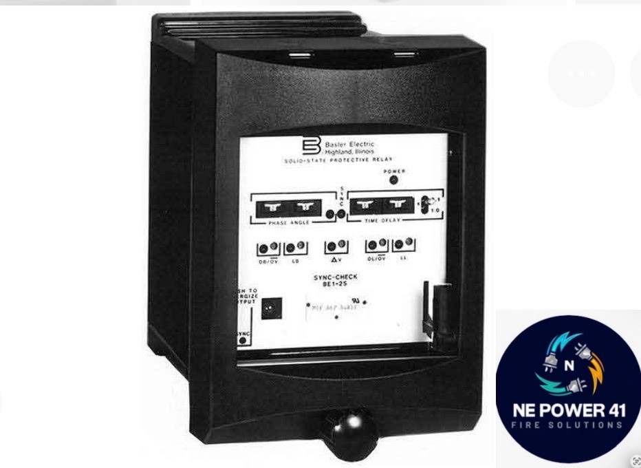 NEW BASLER ELECTRIC BE1-25 SYNC-CHECK RELAY