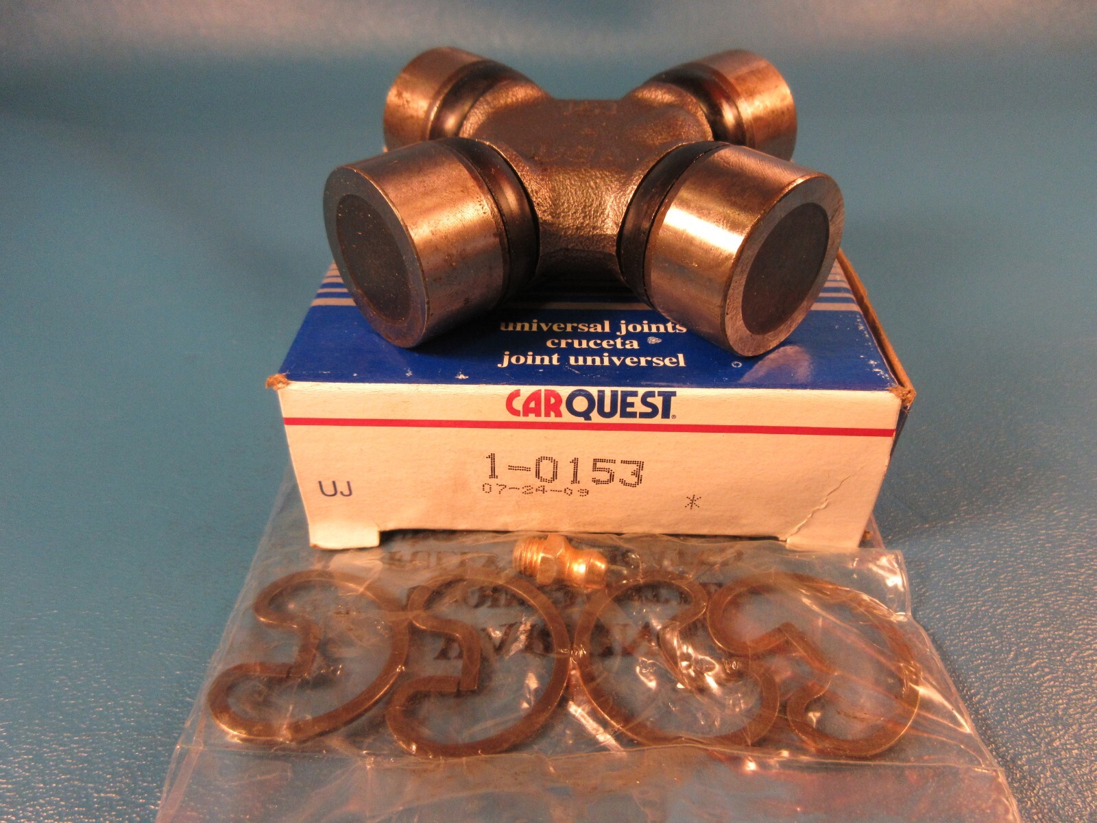 CARQUEST 1-0153, U Joint, Greaseable Universal U Joint