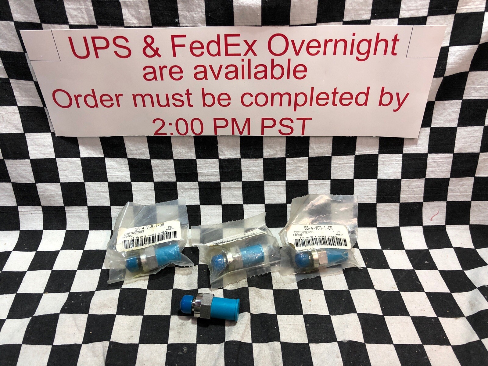 Swagelok Face Seal Fitting Male Connector 1/4″, SS-4-VCR-1-OR, SS-4-VCR-1-0R