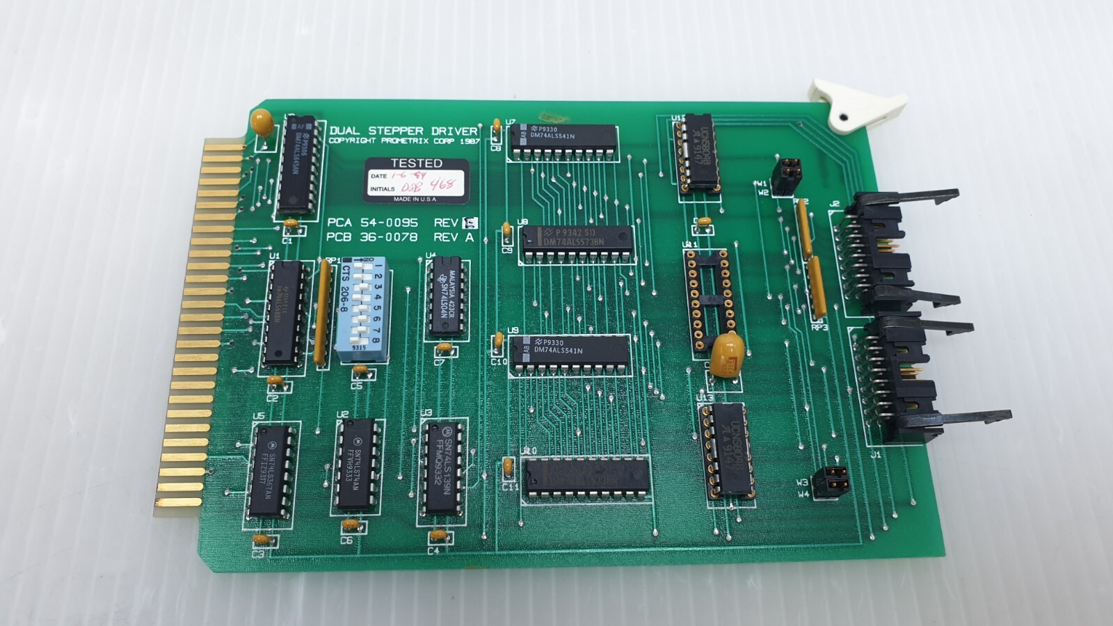 Prometrix Dual Stepper Driver PCB 36-0078 Rev A PCA 54-0095 Rev E Working