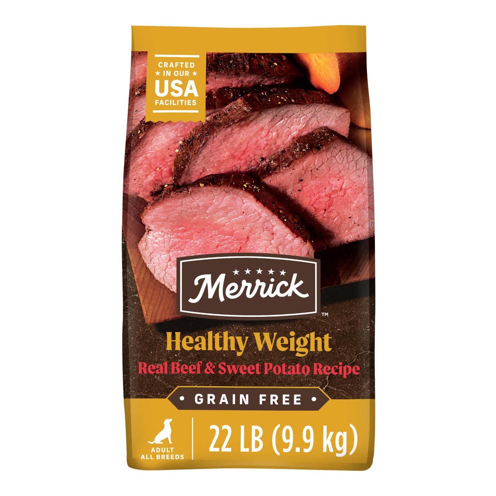 Merrick Premium Grain Free Dry Dog Food Weight Management Dog Food, 22.0 lb. Bag