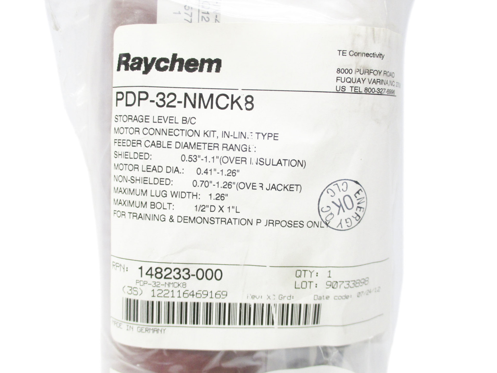 RAYCHEM PDP-32-NMCK8 NSMP