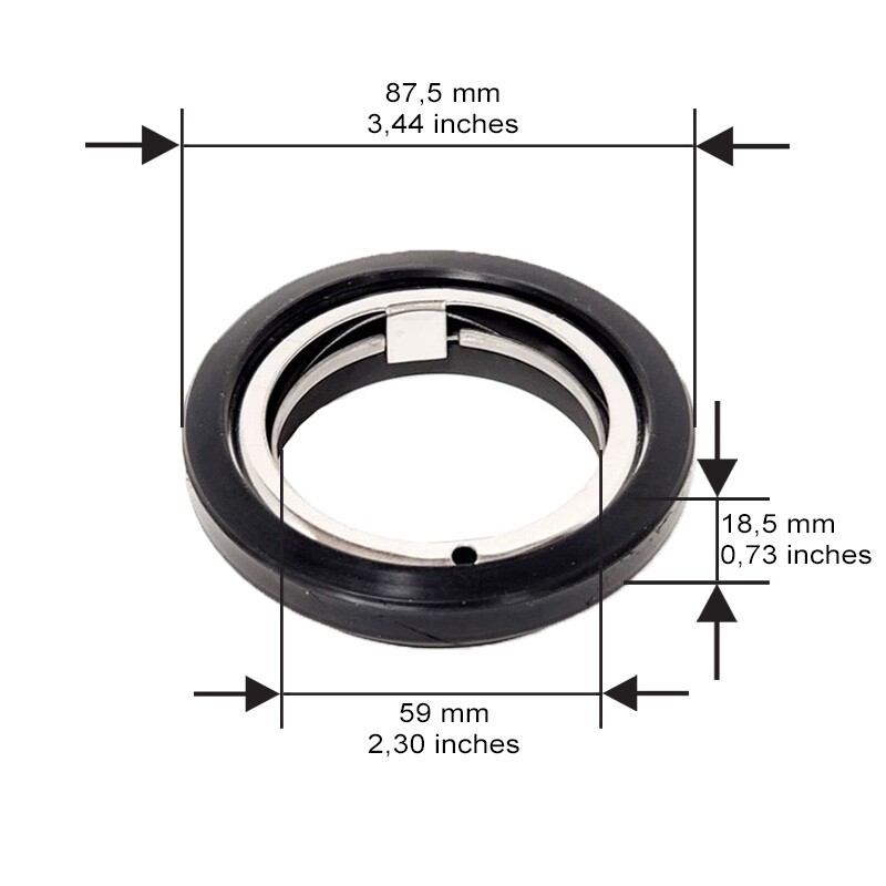 IPSO Bearing Kit 58mm Fits Models HC135,165, WF/WFF 150, 185, 135, WE 234,176