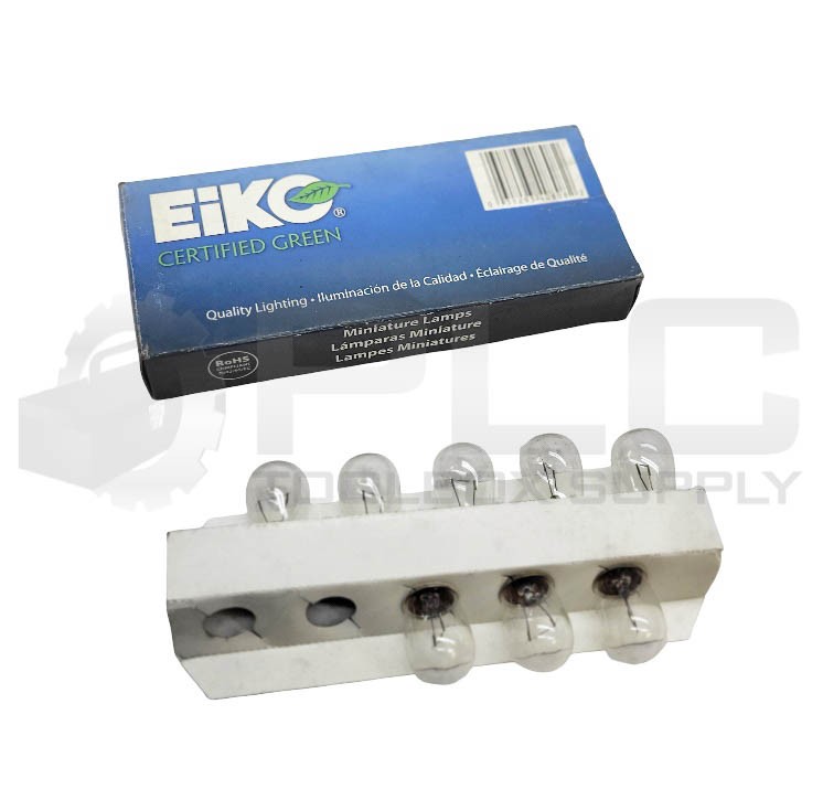 NEW BOX OF 8 EIKO 6S6DC/24V MINI LIGHT BULB 24V