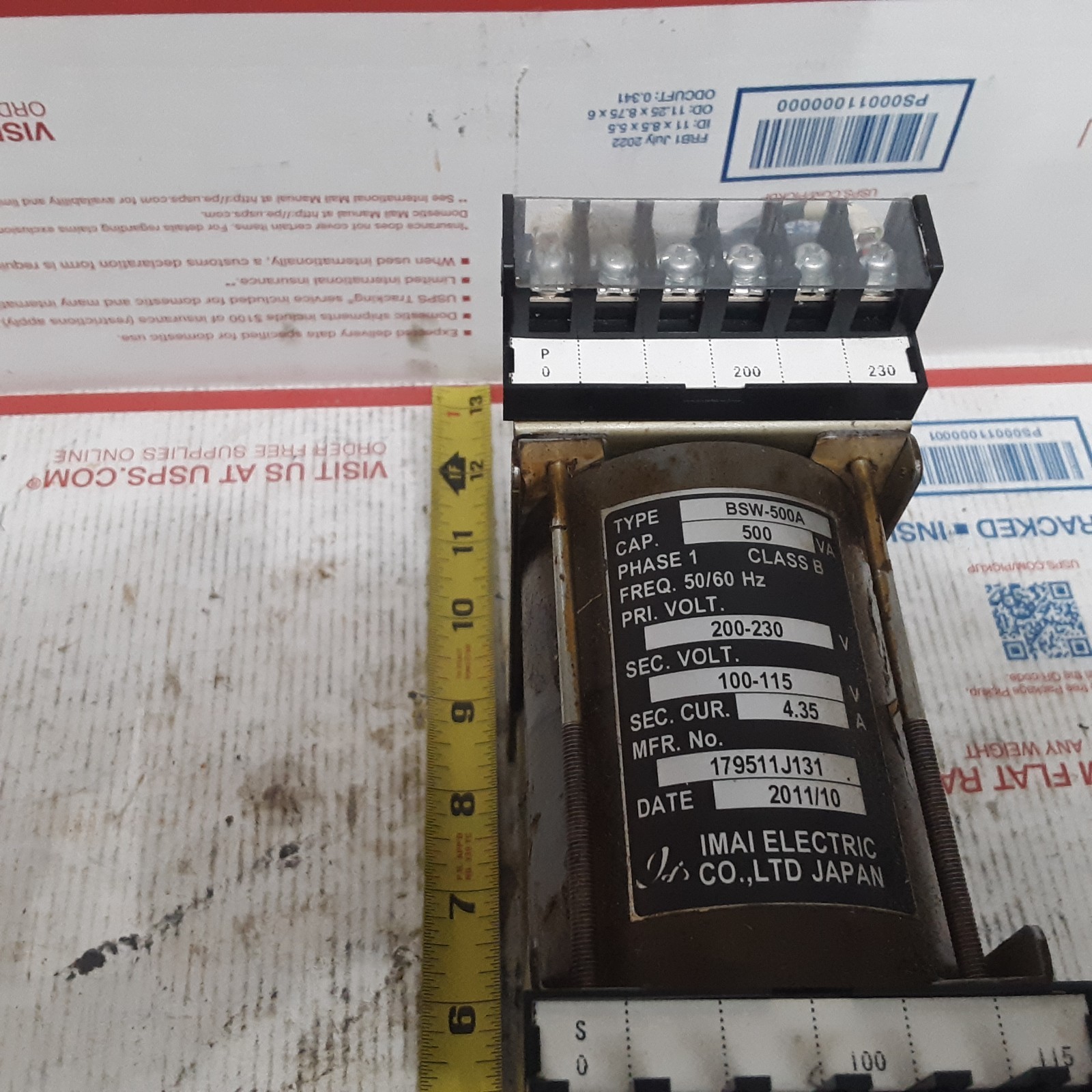 Imai Electric BSW-500A 500 Mfr. No. 179511J131