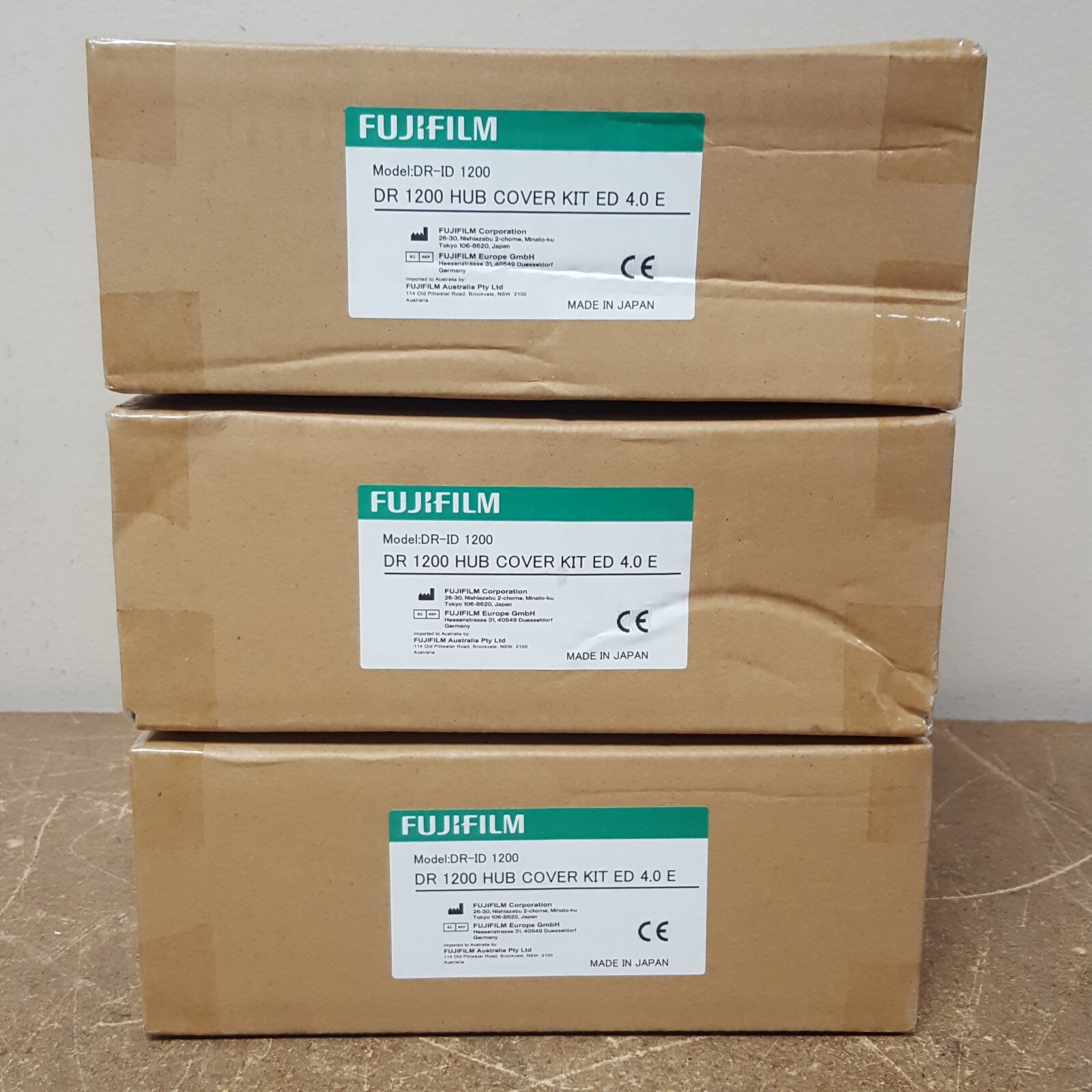 Set of 6- Fujifilm DR ID 1200 (3) HUB Cover Kit (3) AP Antistatic (ED 4.0 E) NEW