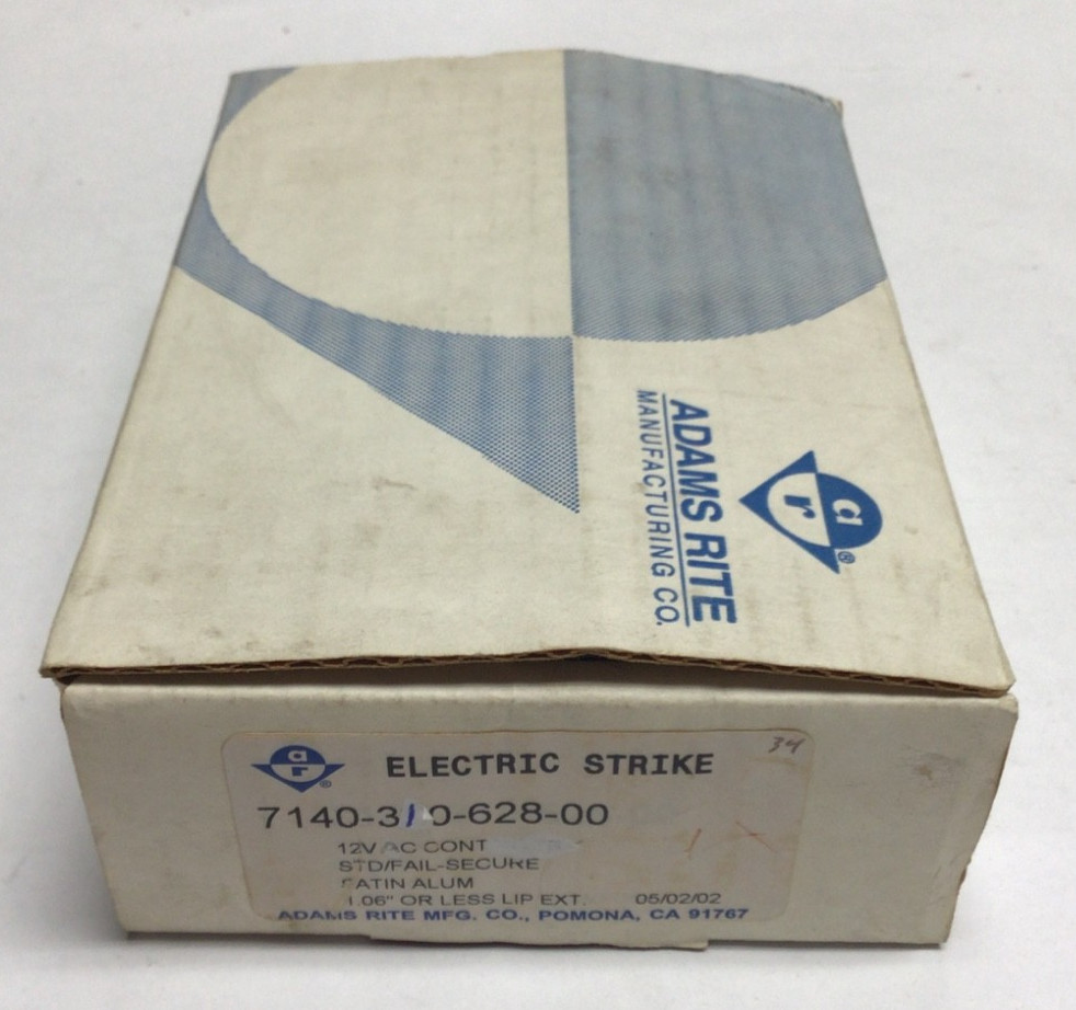 ADAMS RITE 7140-310-628-00 Electric Strike 12VDC/24VAC