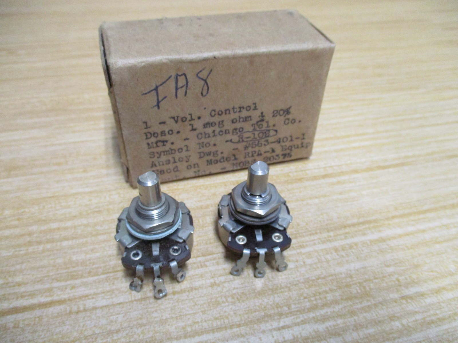 Chicago R-102 Volume Control 563-401-1 (Pack of 2)