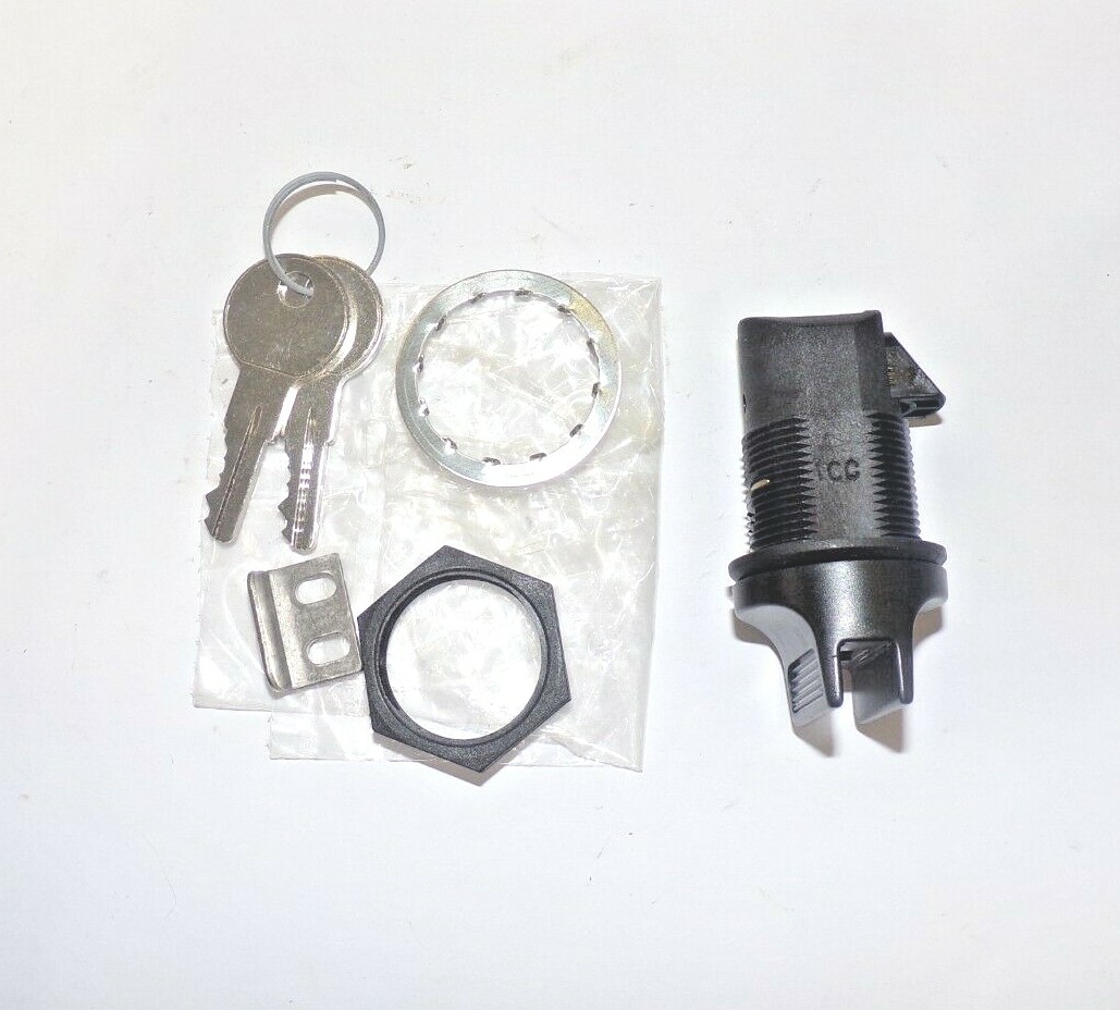 SIERRA MARINE GLOVE BOX LATCH, W/ 2 KEYS, MP49412, 1″ X 1″ INSERT