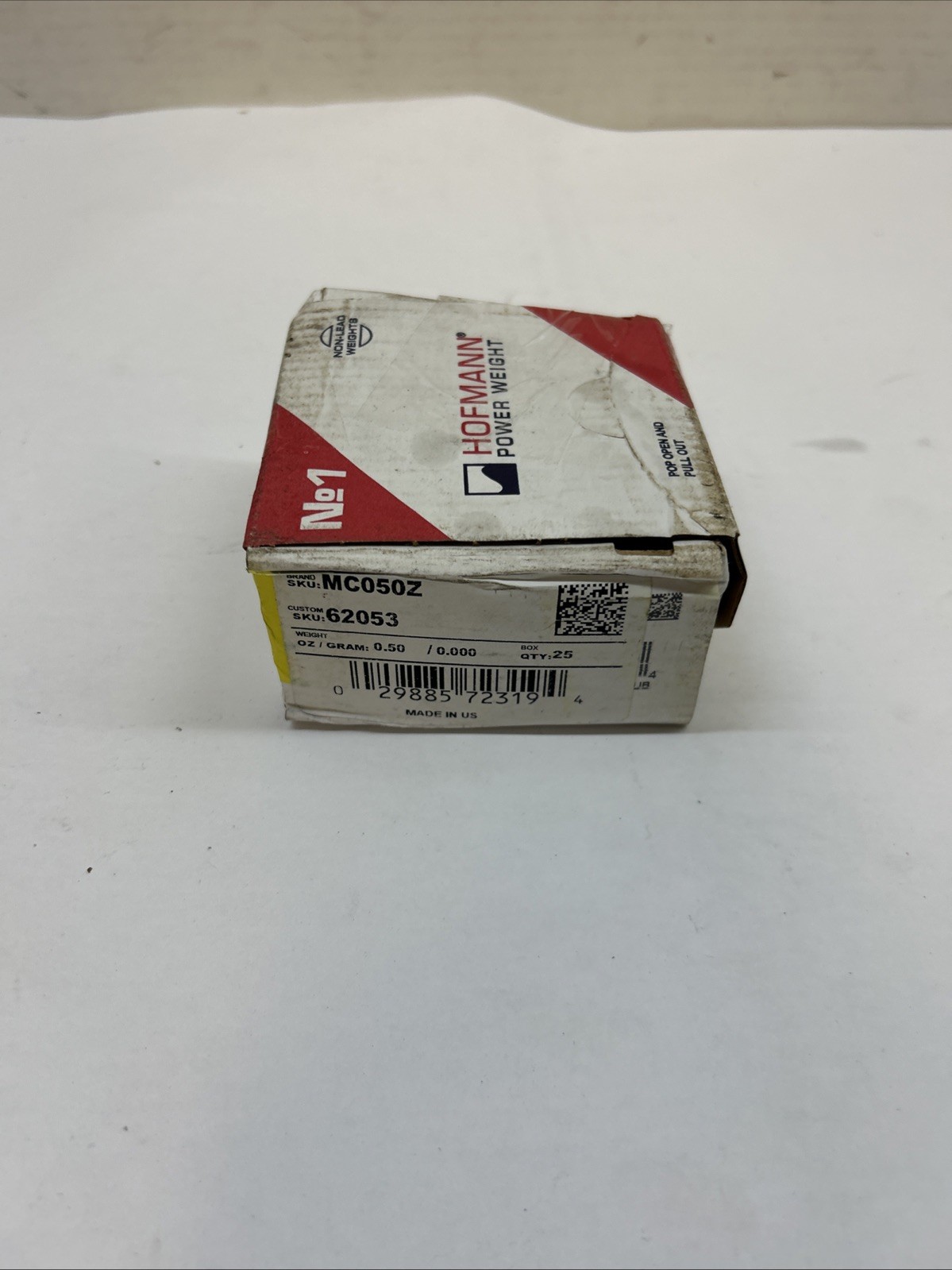 Perfect Equipment Mc050z Wheel Weight,Mcz Srs,0.50 Oz.,Pk25