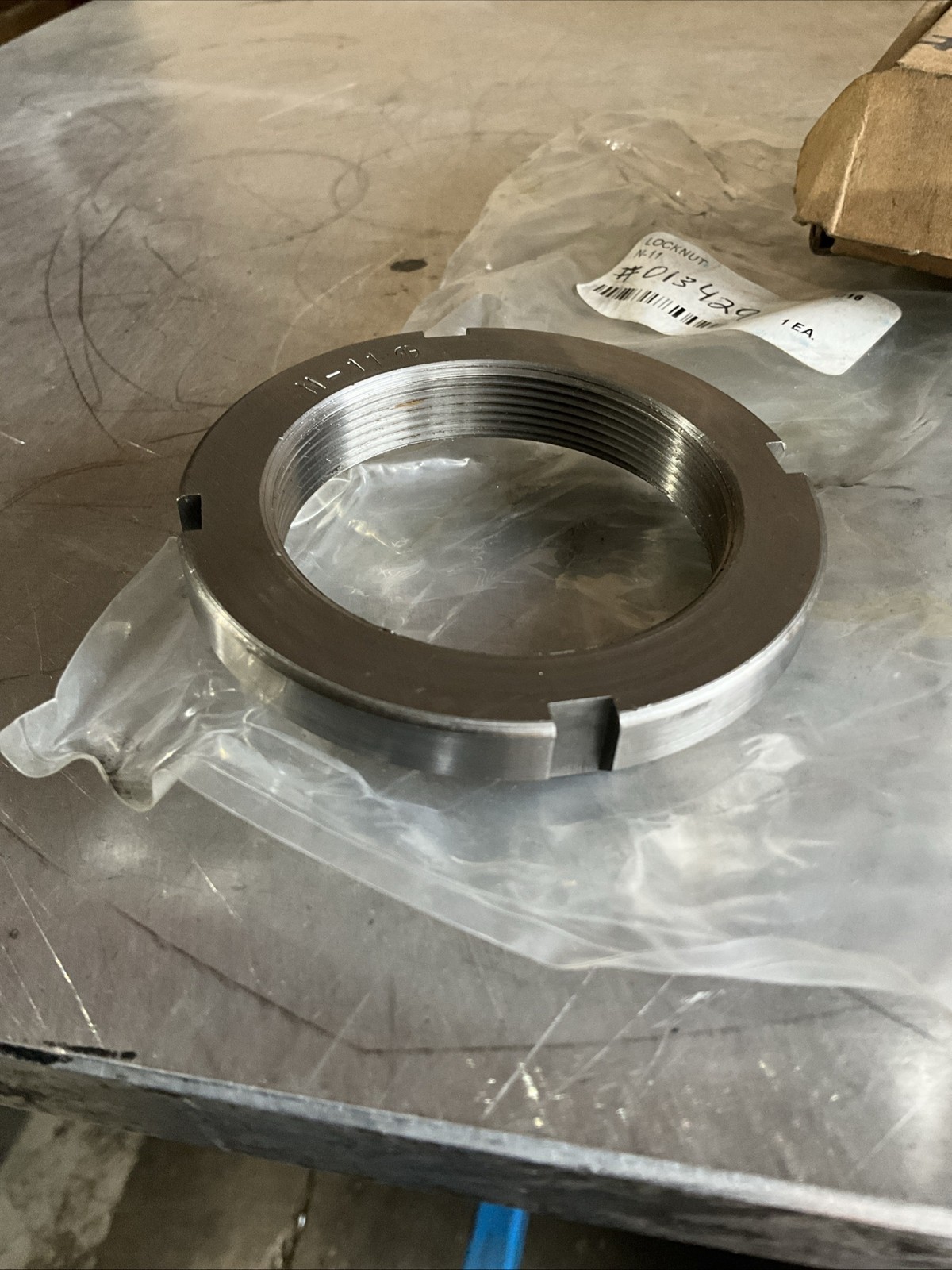 N Series Bearing Lock Nut – 2.157-18 in Thread Size, 2-31/32 in OD, N-11 NOS