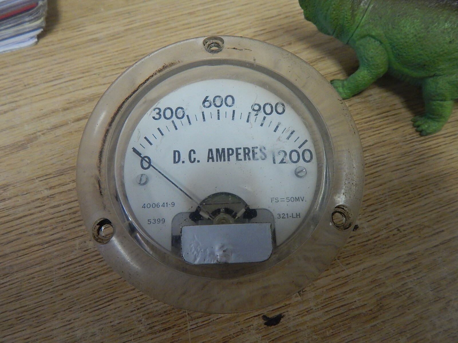DC Amperes Gauge 400641-9 5399 FS-50MV 321-LH 0-1200 *FREE SHIPPING*