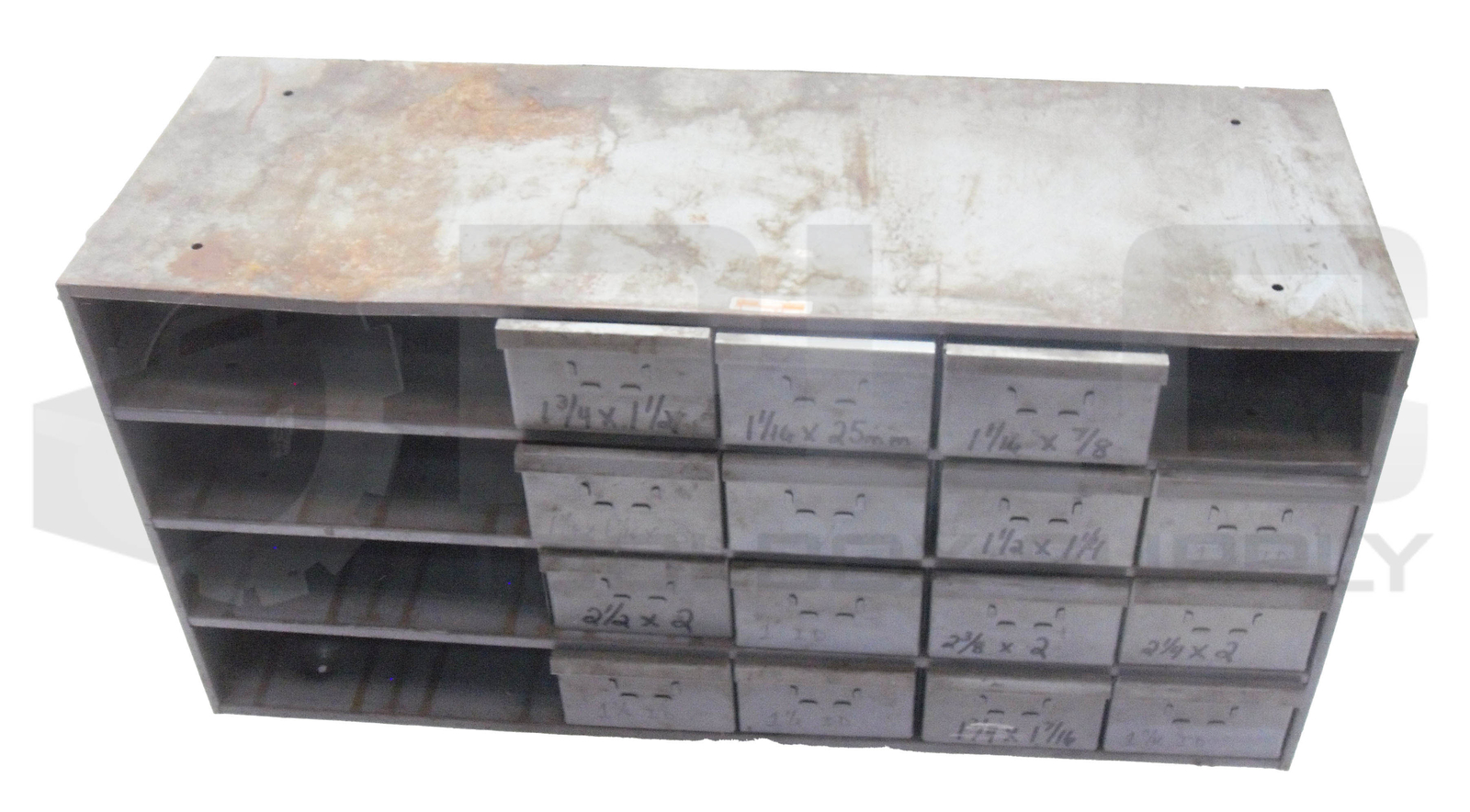 DAYTON 2W266A PARTS CABINET 24 DRAWER 33-3/4″L X 11-5/8″ W 17″ H *READ*